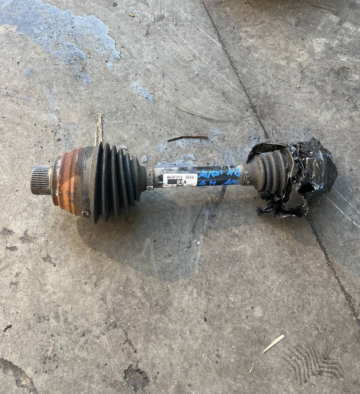 Semiasse anteriore destro Audi A8 4h cod 4h0407271g