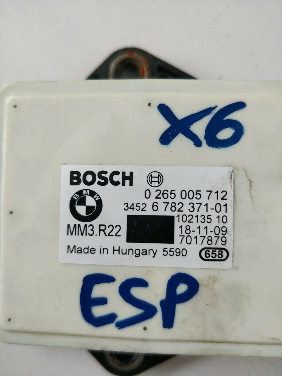 Sensore Imbardata Esp Bmw X5 / X6 E70 0265005712 6782371 Bosch