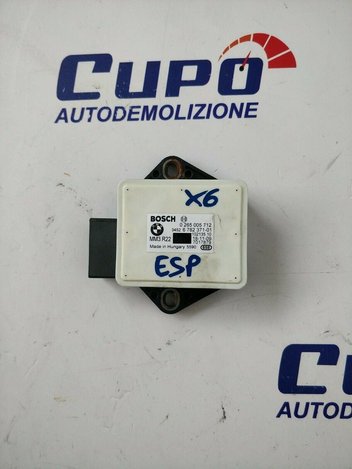 Sensore Imbardata Esp Bmw X5 / X6 E70 0265005712 6782371 Bosch
