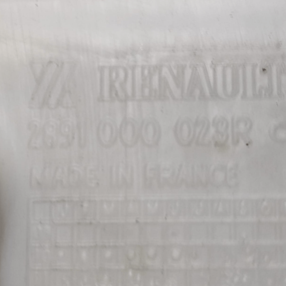 Serbatoio Tergicristalli Renault Master III COD: 2891000023R (2010-2024)