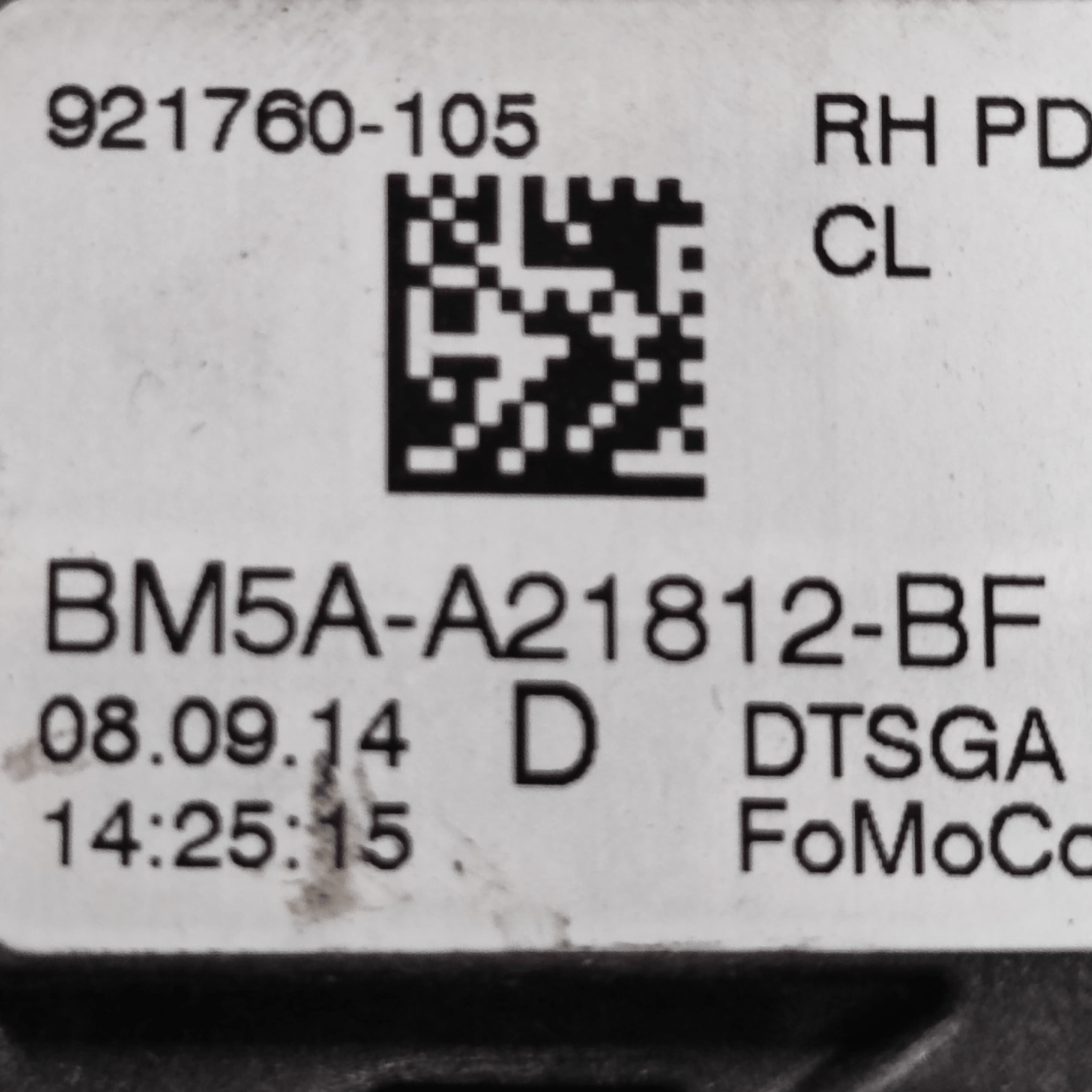 Serratura Porta Anteriore Destra Ford Focus III Serie COD: BM5AA21812BF (2011-2018)