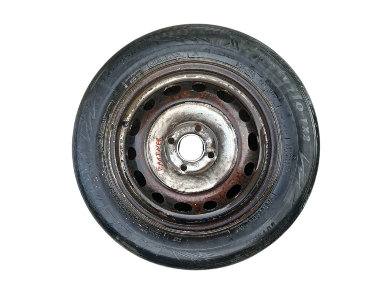Set 4 cerchi in ferro R 17 Peugeot Partner (2008-2018) 195 / 65R15