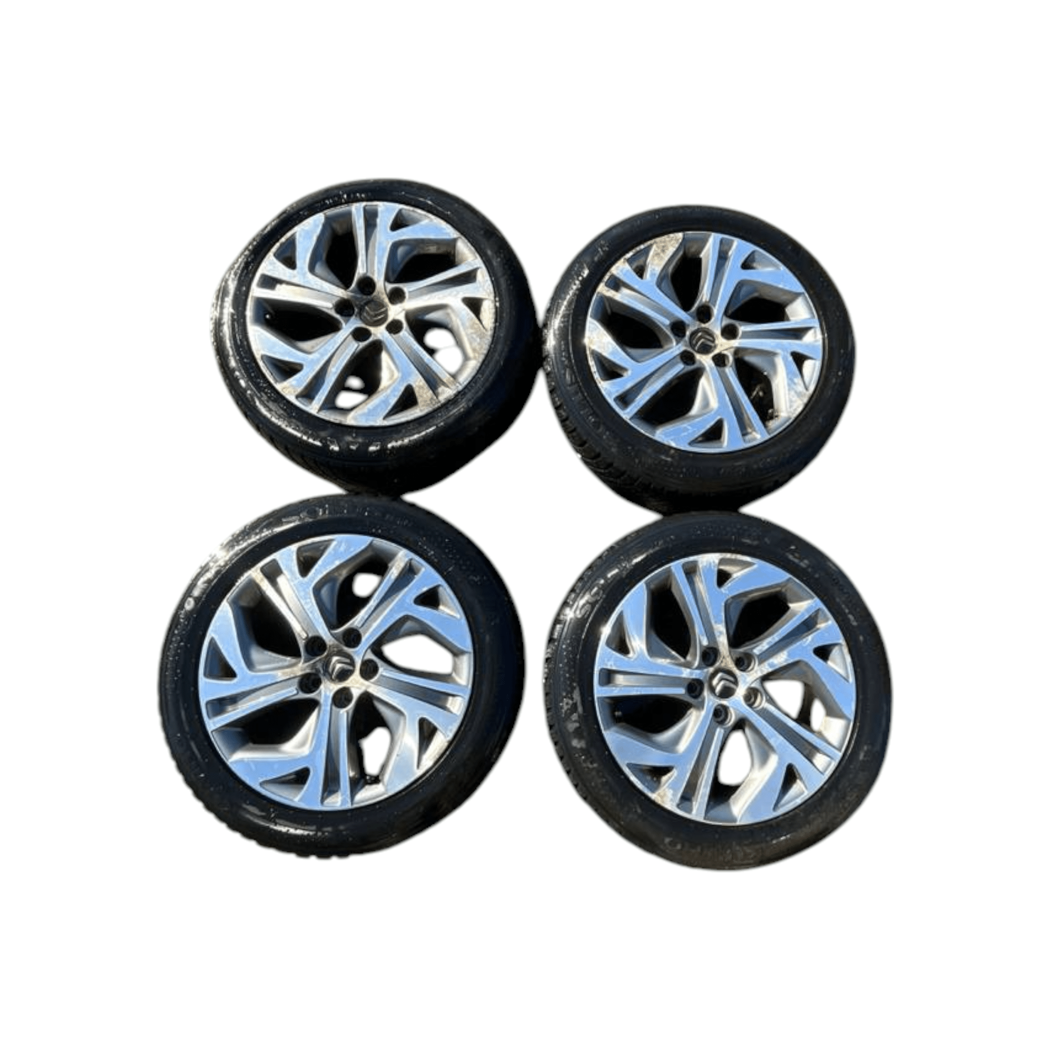 Set 4 cerchi in lega diamantati Citroen C4 Picasso (2013-2022) cod.9677090177 205 / 55 R17