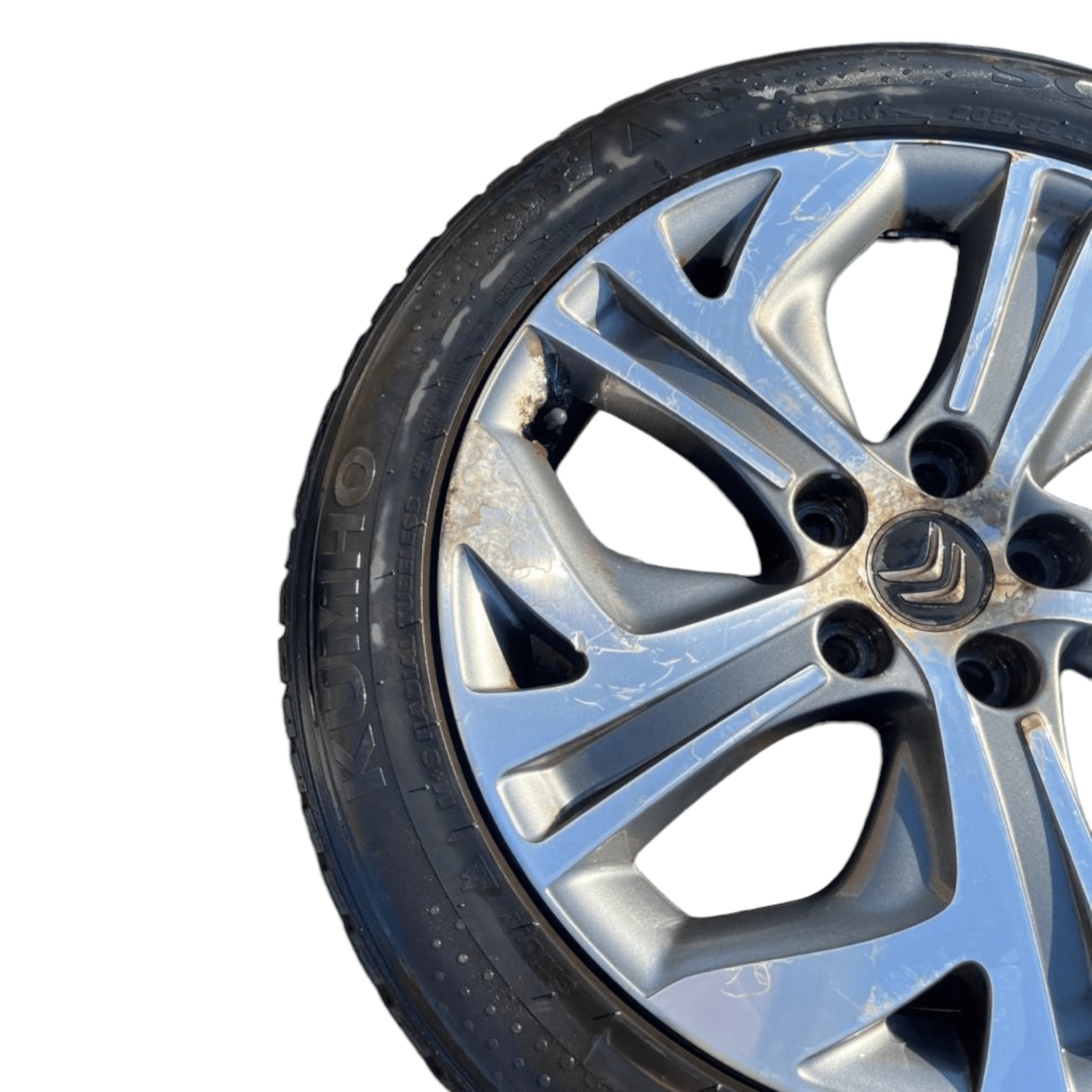 Set 4 cerchi in lega diamantati Citroen C4 Picasso (2013-2022) cod.9677090177 205 / 55 R17