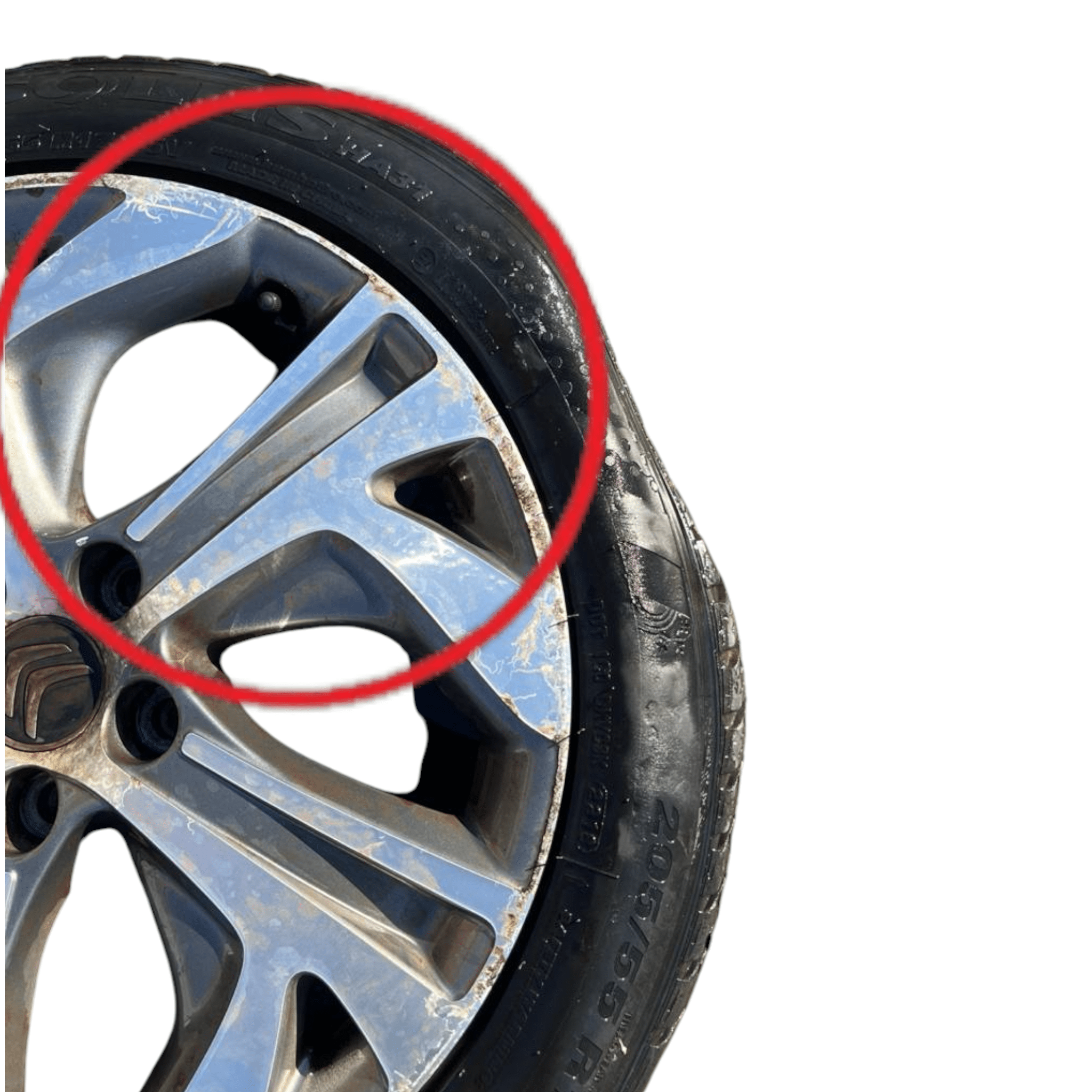 Set 4 cerchi in lega diamantati Citroen C4 Picasso (2013-2022) cod.9677090177 205 / 55 R17