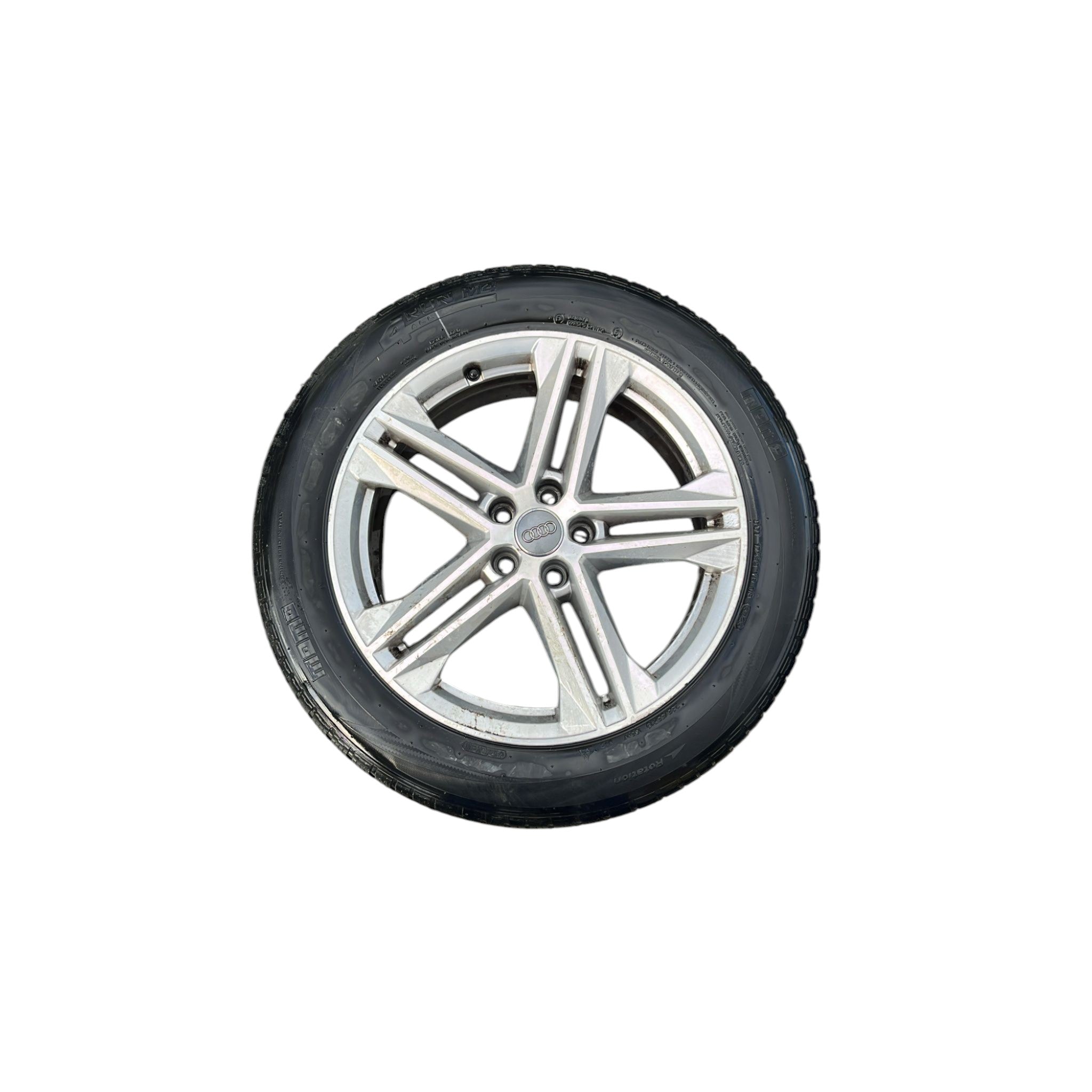 Set 4 cerchi in lega grigi raggio 19 Audi Q5 FY (2017->) cod.80A601025G 235 / 55 / R19