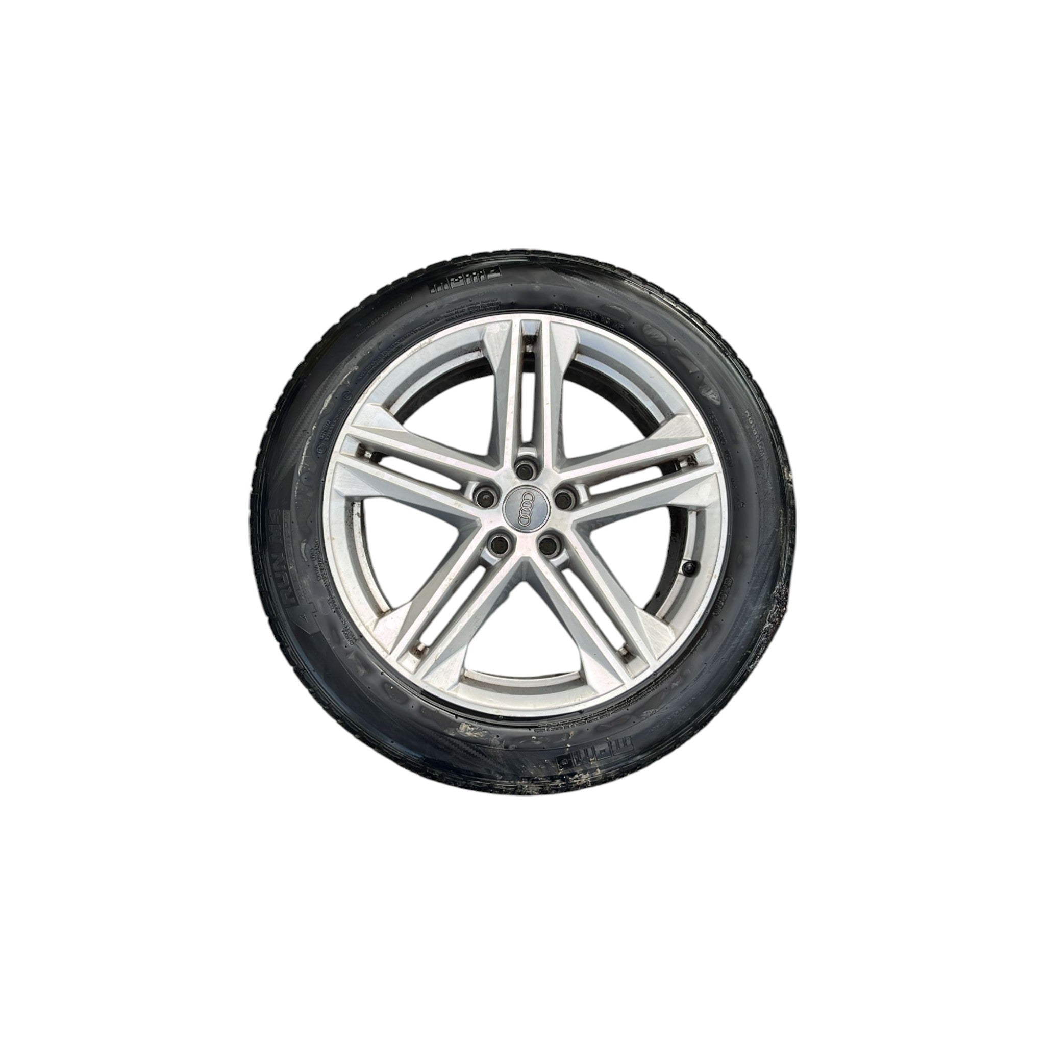 Set 4 cerchi in lega grigi raggio 19 Audi Q5 FY (2017->) cod.80A601025G 235 / 55 / R19