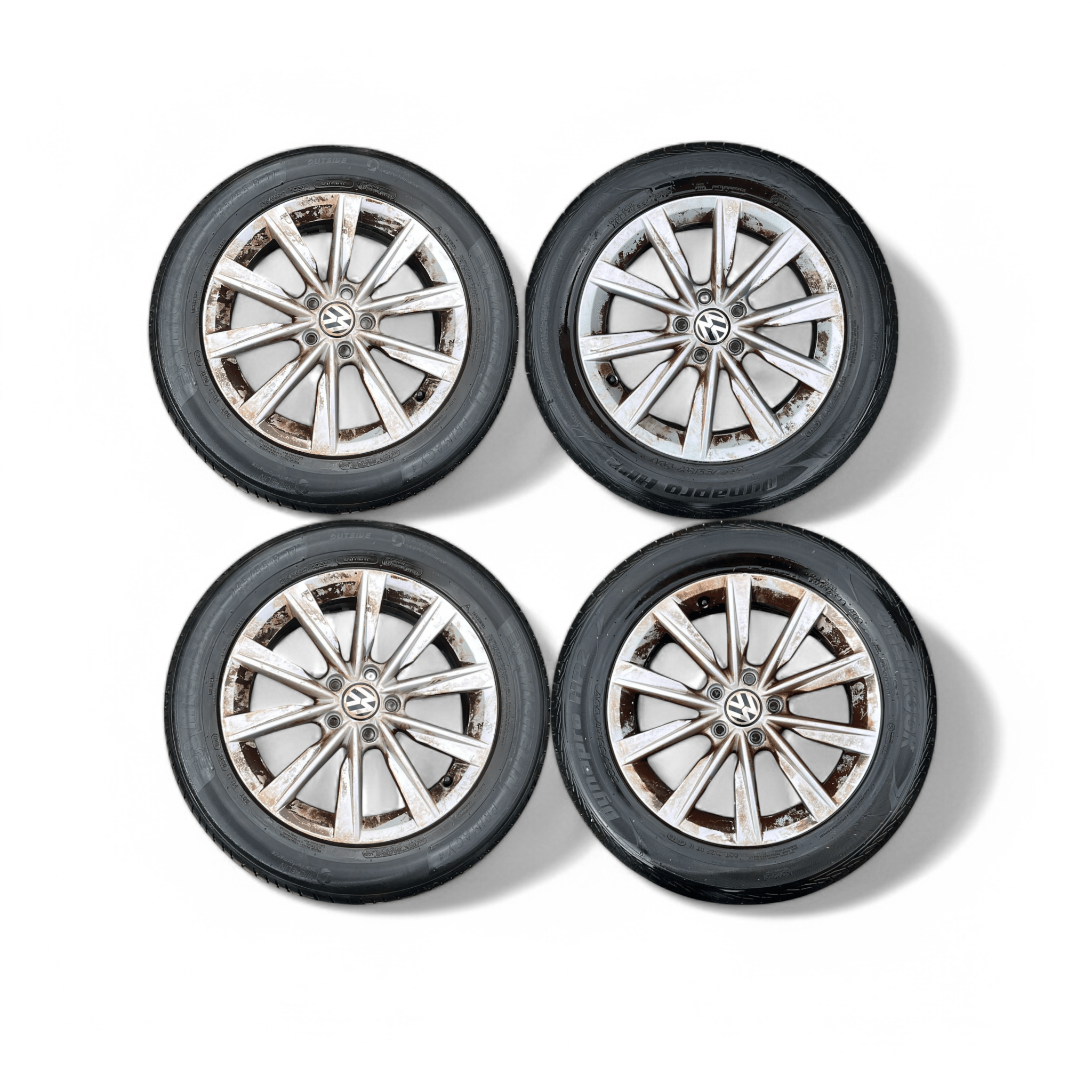 Set 4 cerchi in lega R17 Volkswagen Tiguan 5N (2007-2015) cod.5N0601025AJ 235 / 55 R17