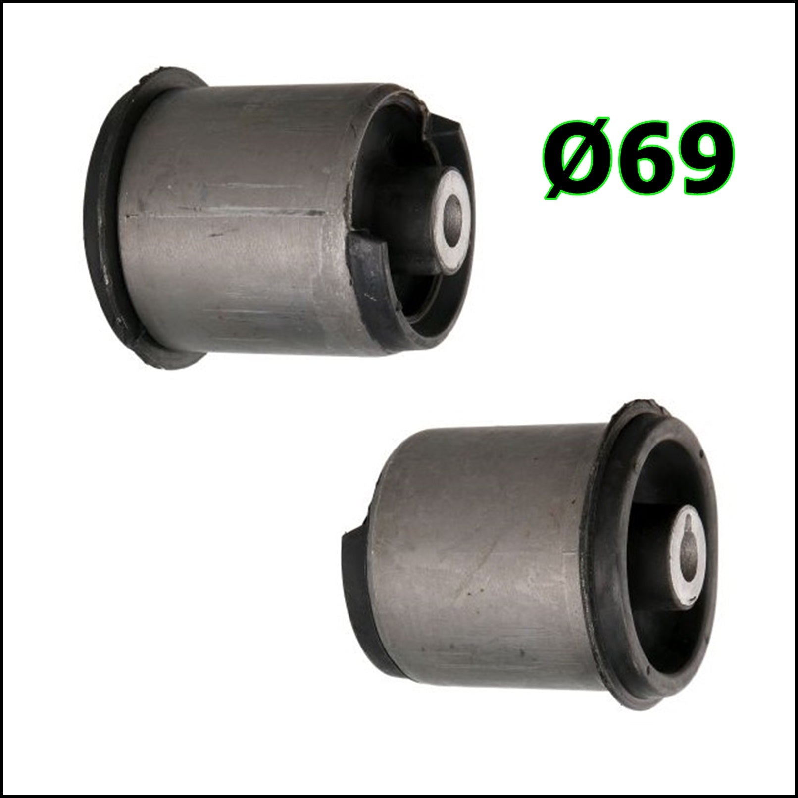 C. Coppia Silent Block Per Bracci Sospensione Posteriori art.1216152 BIBA-RICAMBI