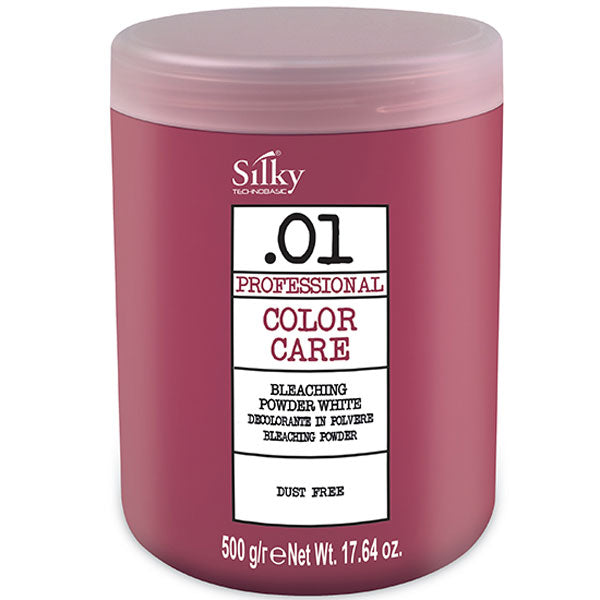 SILKY 01 COLORCARE DECOLORANTE WHITE POLVERE DECOLORANTE 500 ML - BIBA-RICAMBI