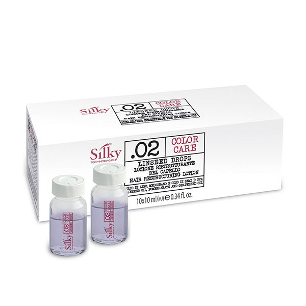 SILKY LOZIONI GOCCE DI LINO RISTRUTTURANTE 10 FIALE
