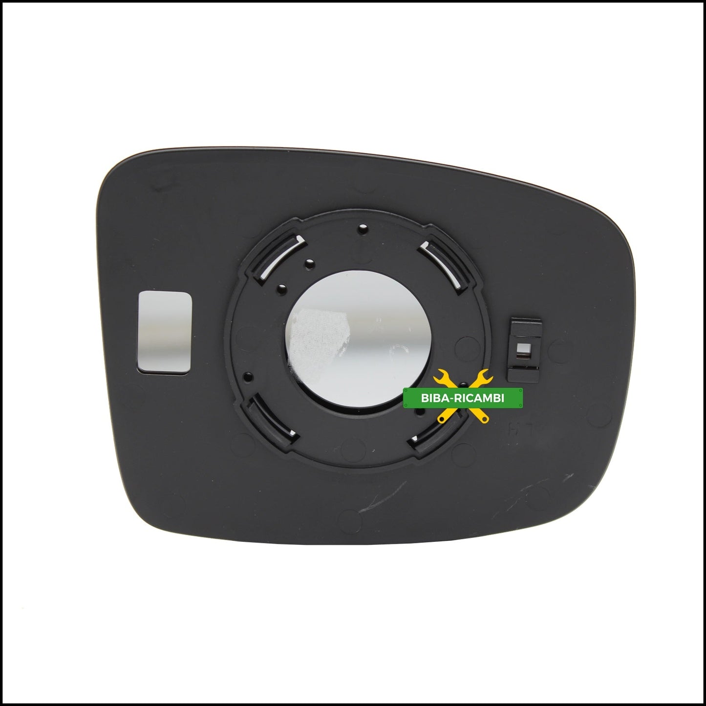 Piastra Specchio Retrovisore Asferica Lato Sx-Guidatore Per Hyundai i10 I (PA) dal 2007> BIBA-RICAMBI