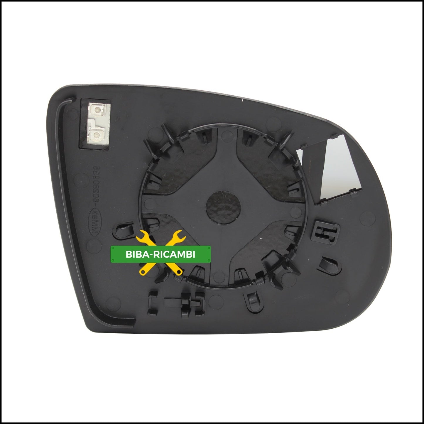 Piastra Retrovisore Termica Lato Sx-Guidatore Per Jeep Compass II dal 2016> BIBA-RICAMBI