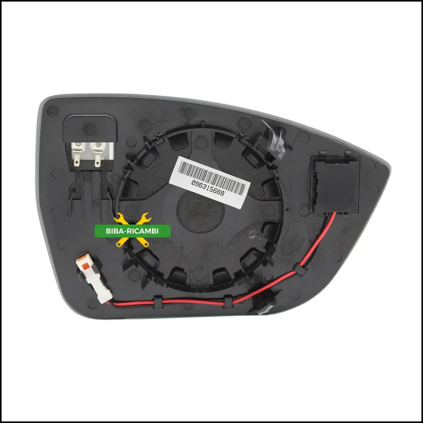Piastra Specchio BLIND SPOT Termica Lato Sx-Guidatore Per Seat Ateca (KH7) dal 2016> BIBA-RICAMBI
