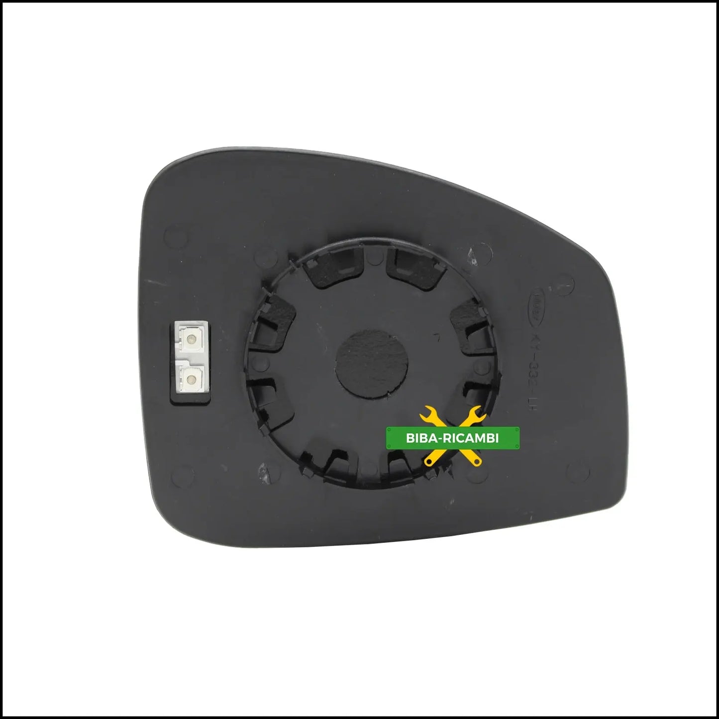 Piastra Specchio Retrovisore Termica Asferica Lato Sx-Guidatore Per Renault Scenic III (JZ0/1) dal 2009> BIBA-RICAMBI