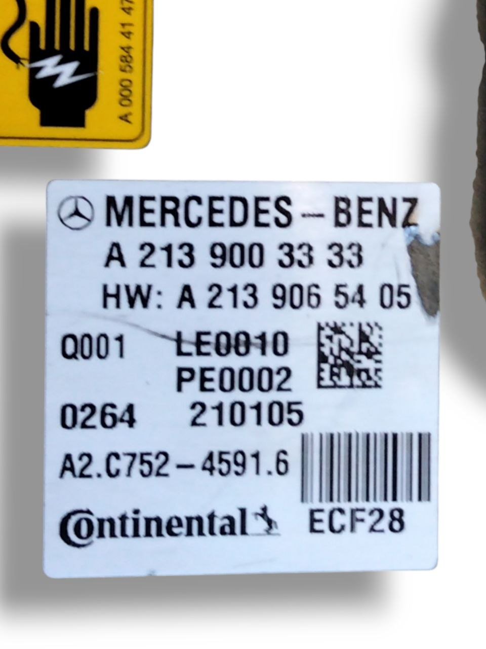 Pacco Batteria Ibrida Mercedes-Benz Glc C253 Coupé cod.A0009006420 2.0 diesel-Hybrid (2015-2023)