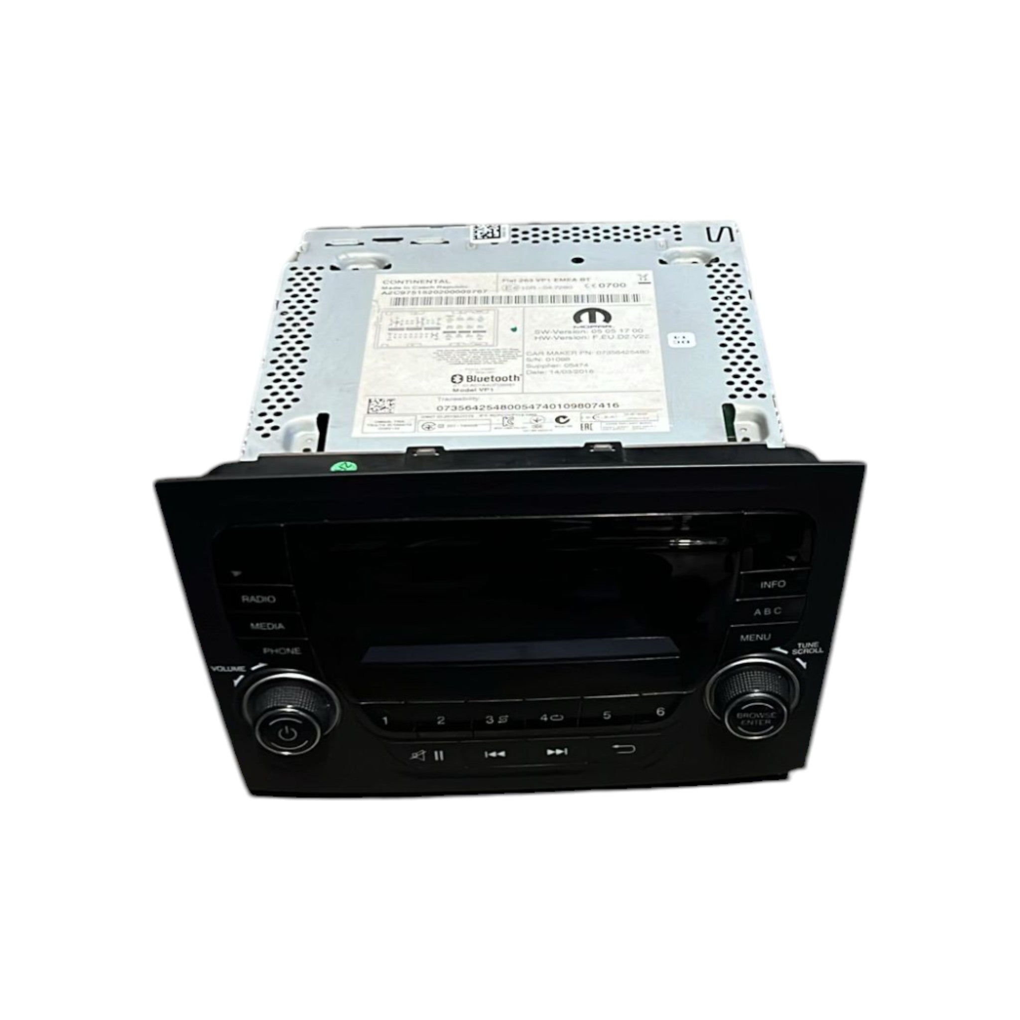 Stereo / Autoradio Fiat Doblò II cod:A2C81465001 (2009 >2022)