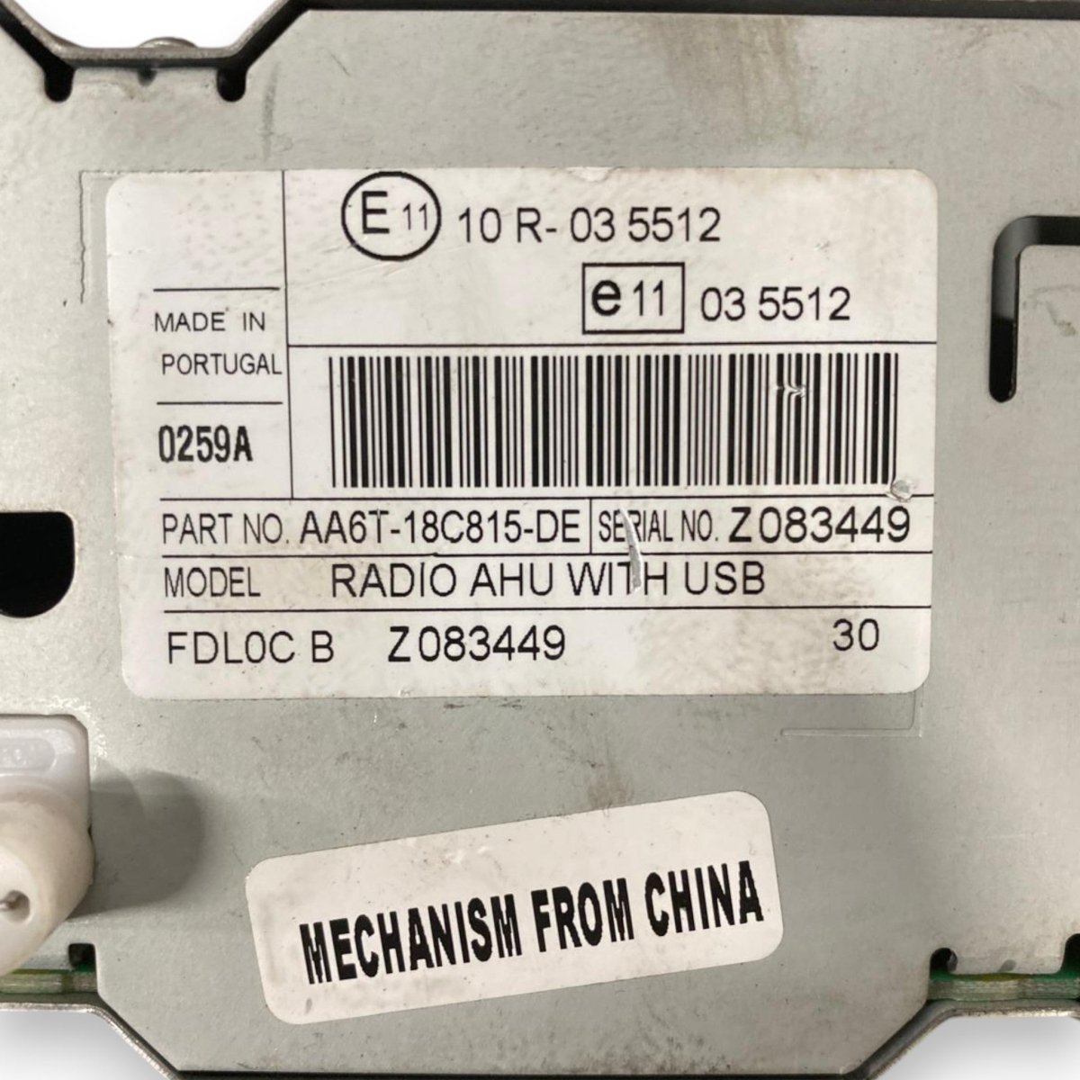 Stereo / autoradio Ford Fiesta VI (2008-2017) Cod: AA6T-18C815-De