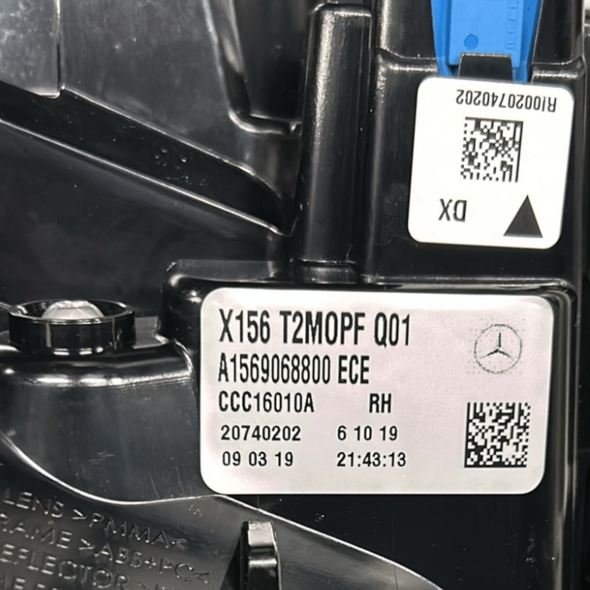 Stop / Fanale Led Posteriore Interno Destro Mercedes Benz Gla cod:X1569068800 (2013 > 2019)