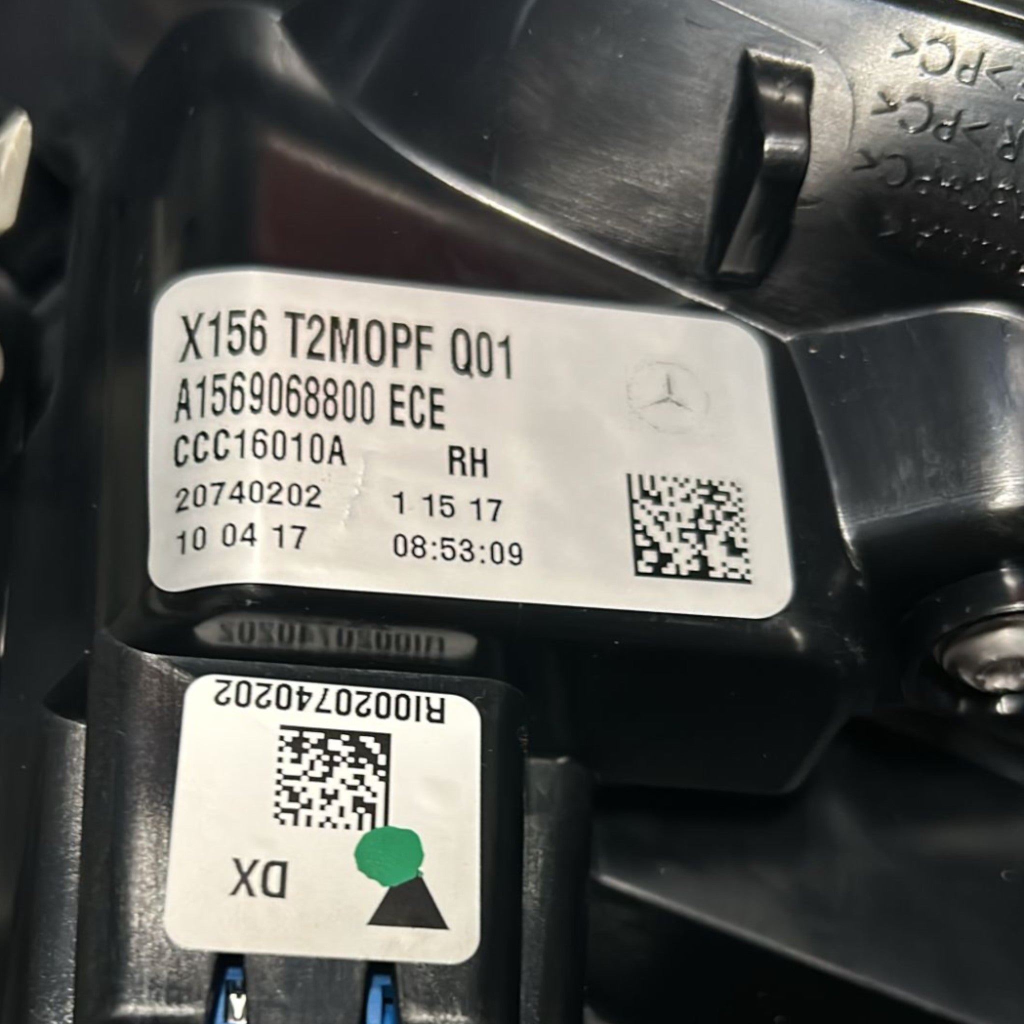 Stop / Fanale Posteriore Interno Destro Led Mercedes Benz Gla X156 cod:A1569068800 (2013 > 2019)