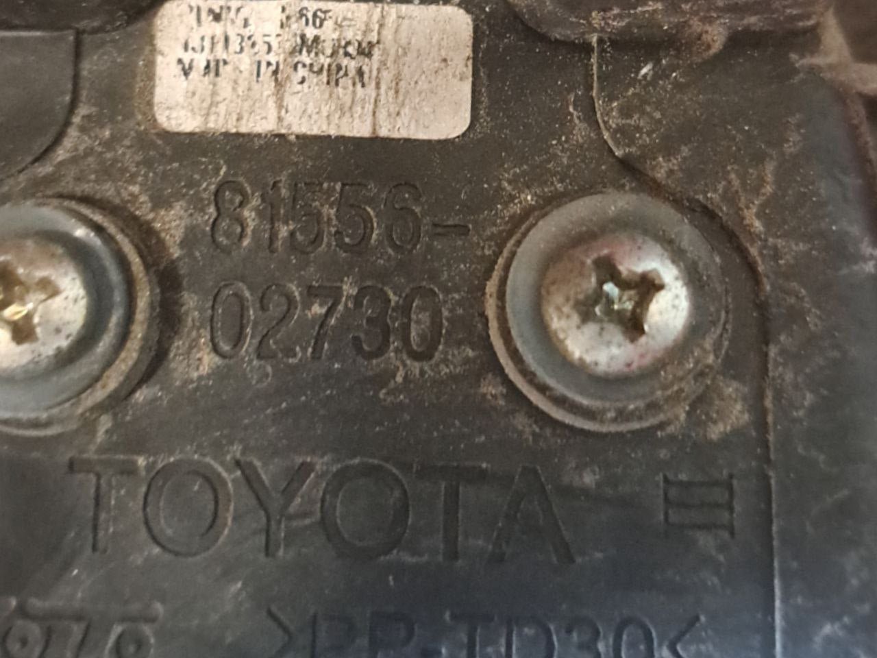 Stop / Fanale posteriore sinistro (sx) Alogeno Toyota Auris 1.8b (2018) COD:81556-02730