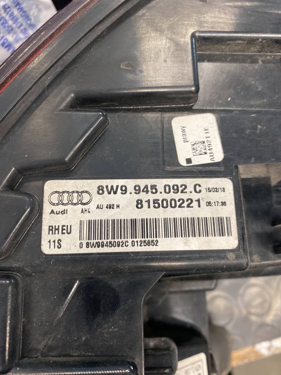 Stop posteriore destro Audi a4 b9 full led (2018)