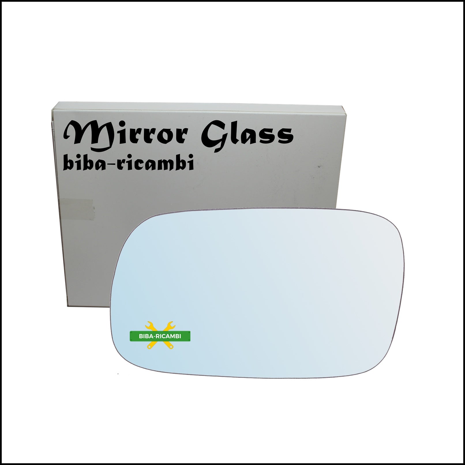Vetro Specchio Retrovisore Cromato Lato Sx-Guidatore Per Subaru Forester II (SG) solo dal 2002-2007 BIBA-RICAMBI