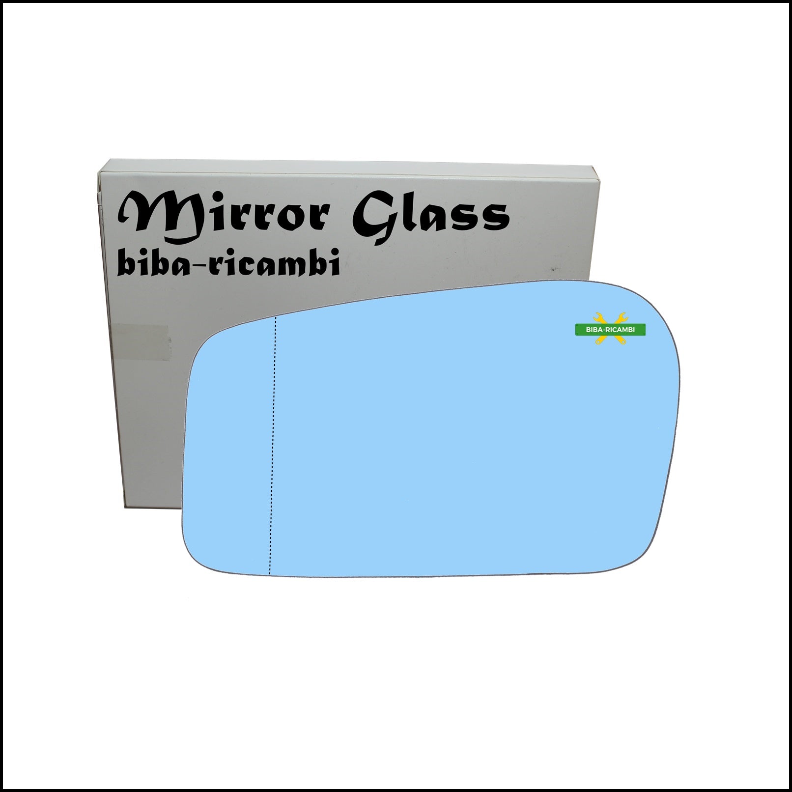 Vetro Specchio Retrovisore Blue Asferico Lato Sx-Guidatore Per Fiat Ulysse I (220) dal 1994-2002 BIBA-RICAMBI