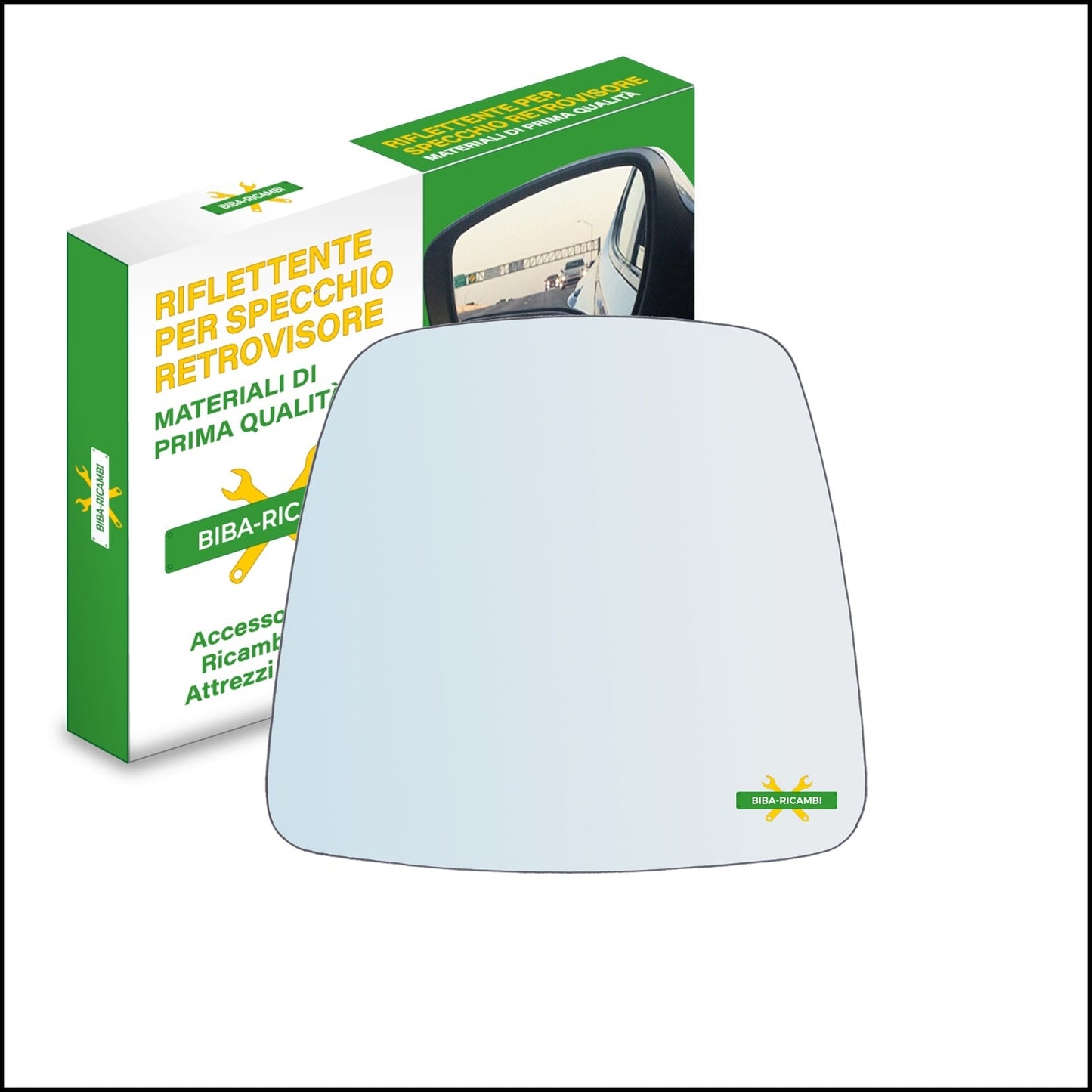 Specchio Superiore Retrovisore Lato Sx-Guidatore Per Kia K2500 dal 2001> BIBA-RICAMBI