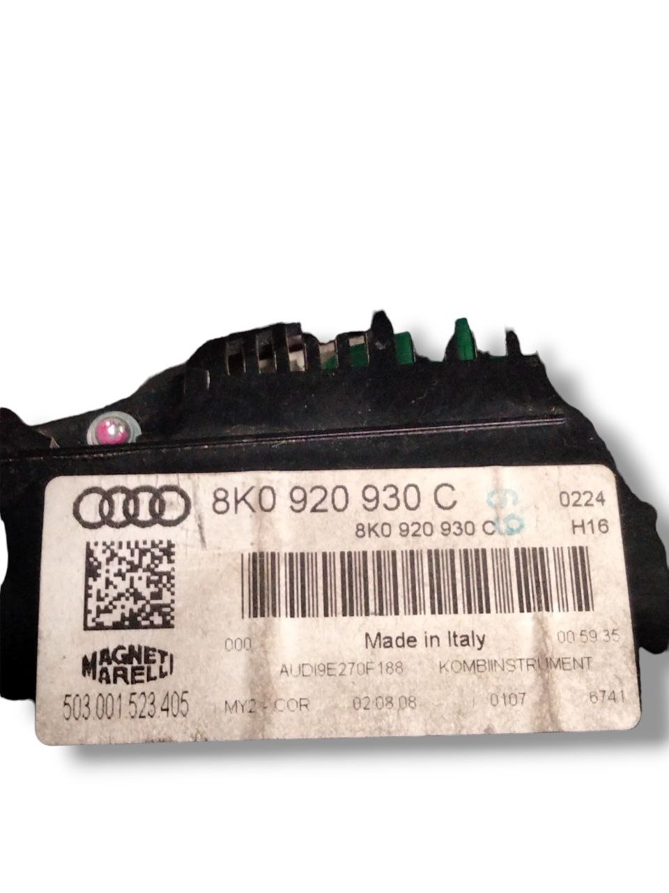 Tachimetro Audi A6 C6 3.0 diesel (2004-2011) cod.8k0920930C/ contachilometri / quadro strumenti