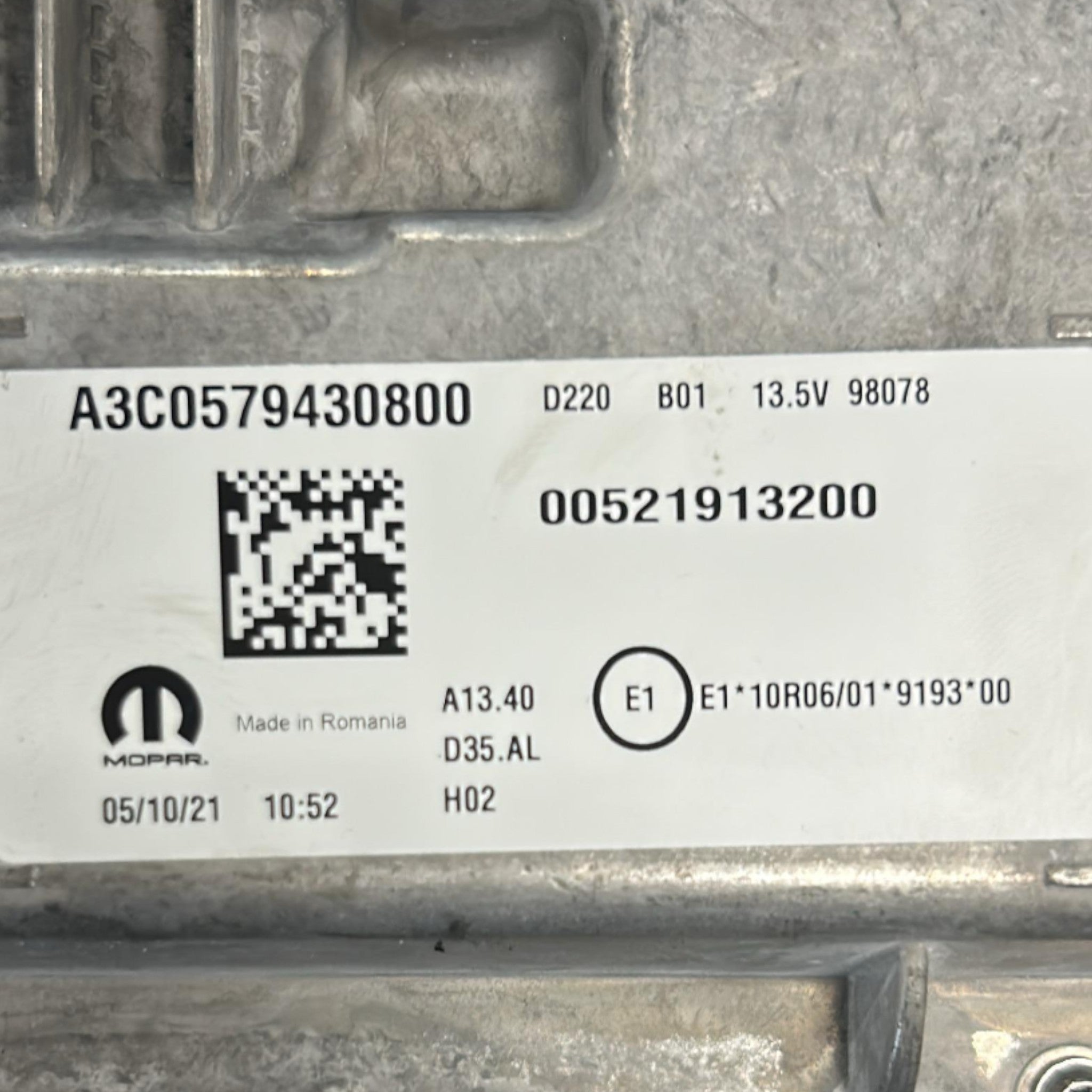 Tachimetro / Contachilometri Fiat Tipo II cod.00521913200 1.0 Benzina (2015 > )