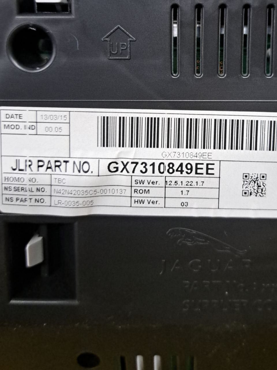 Tachimetro Contachilometri Jaguar XF 2.0 Diesel COD:GX6310849EE (2015>)