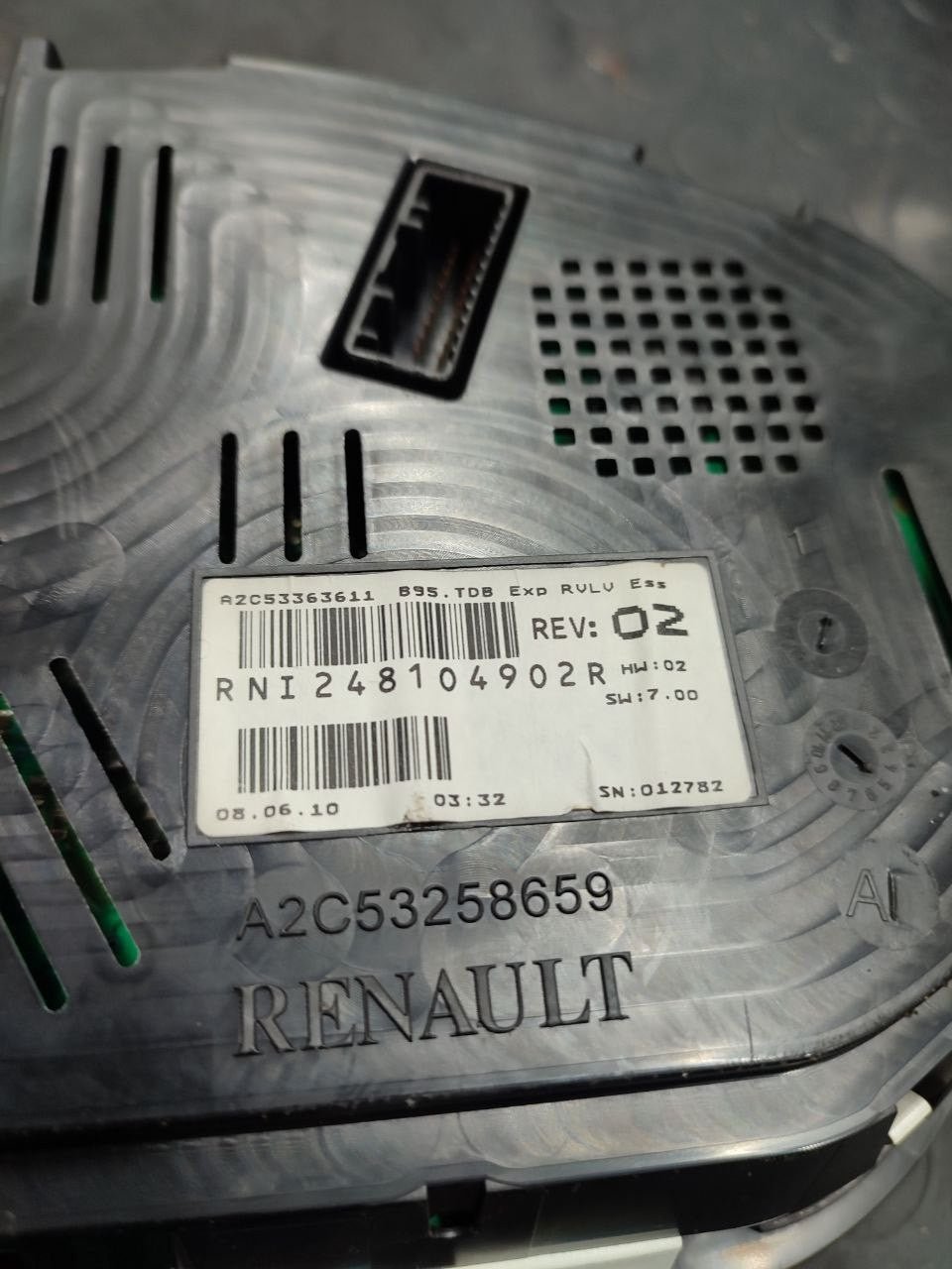 Tachimetro contachilometri quadro strumenti Renault Megane III 1.4 tce cod RNI248104902R