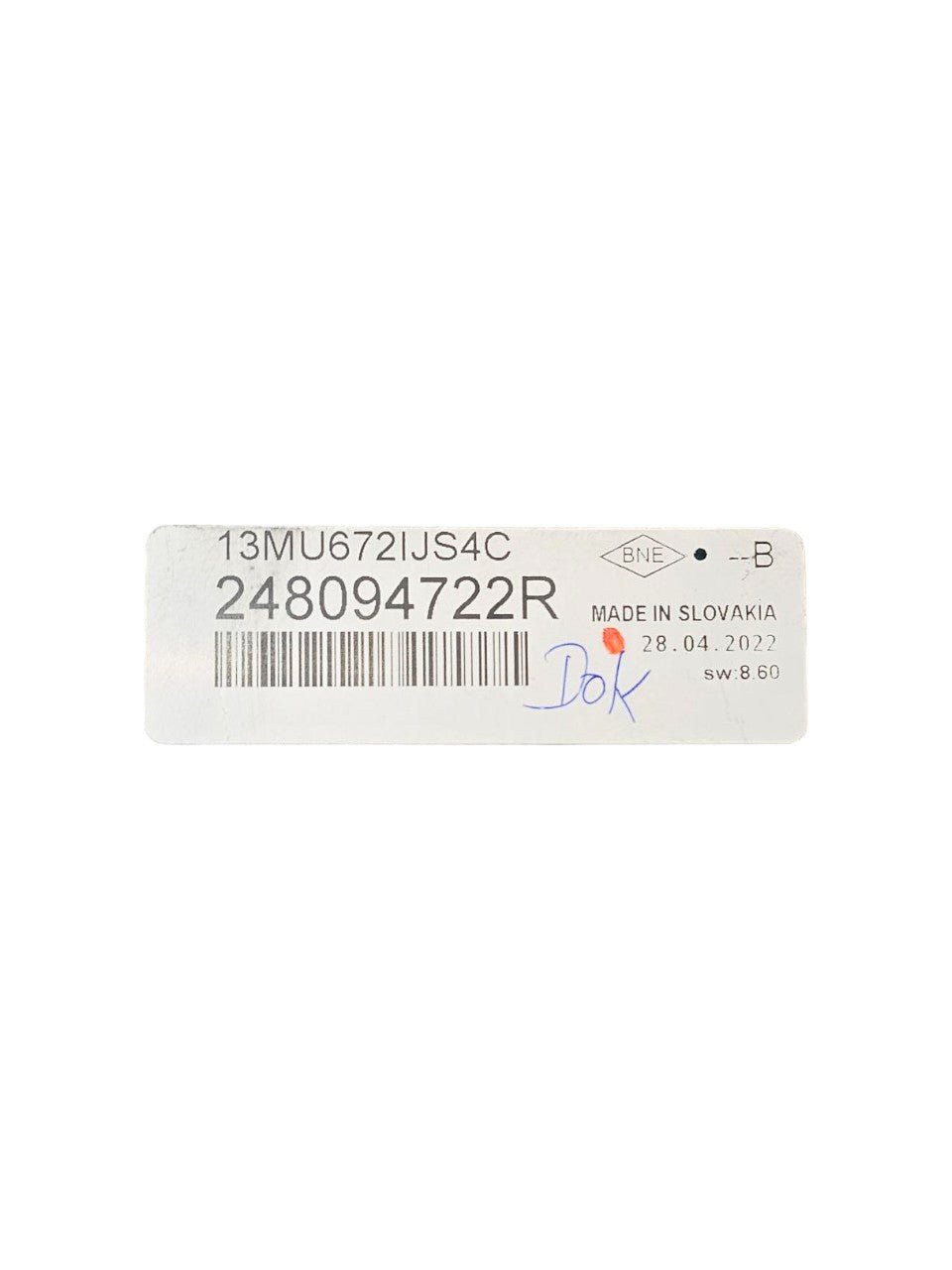Tachimetro / Contachilometri Renault Captur II 1.0 Benzina Cod:248094722R (2019->)
