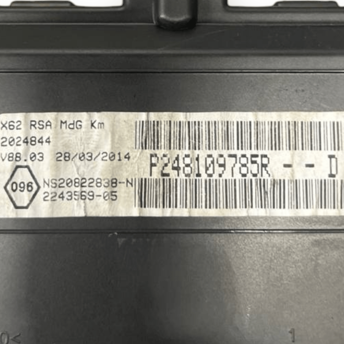 Tachimetro / Contachilometri Renault Master III 2.3 Diesel (2010 al 2024) cod: P248109785R