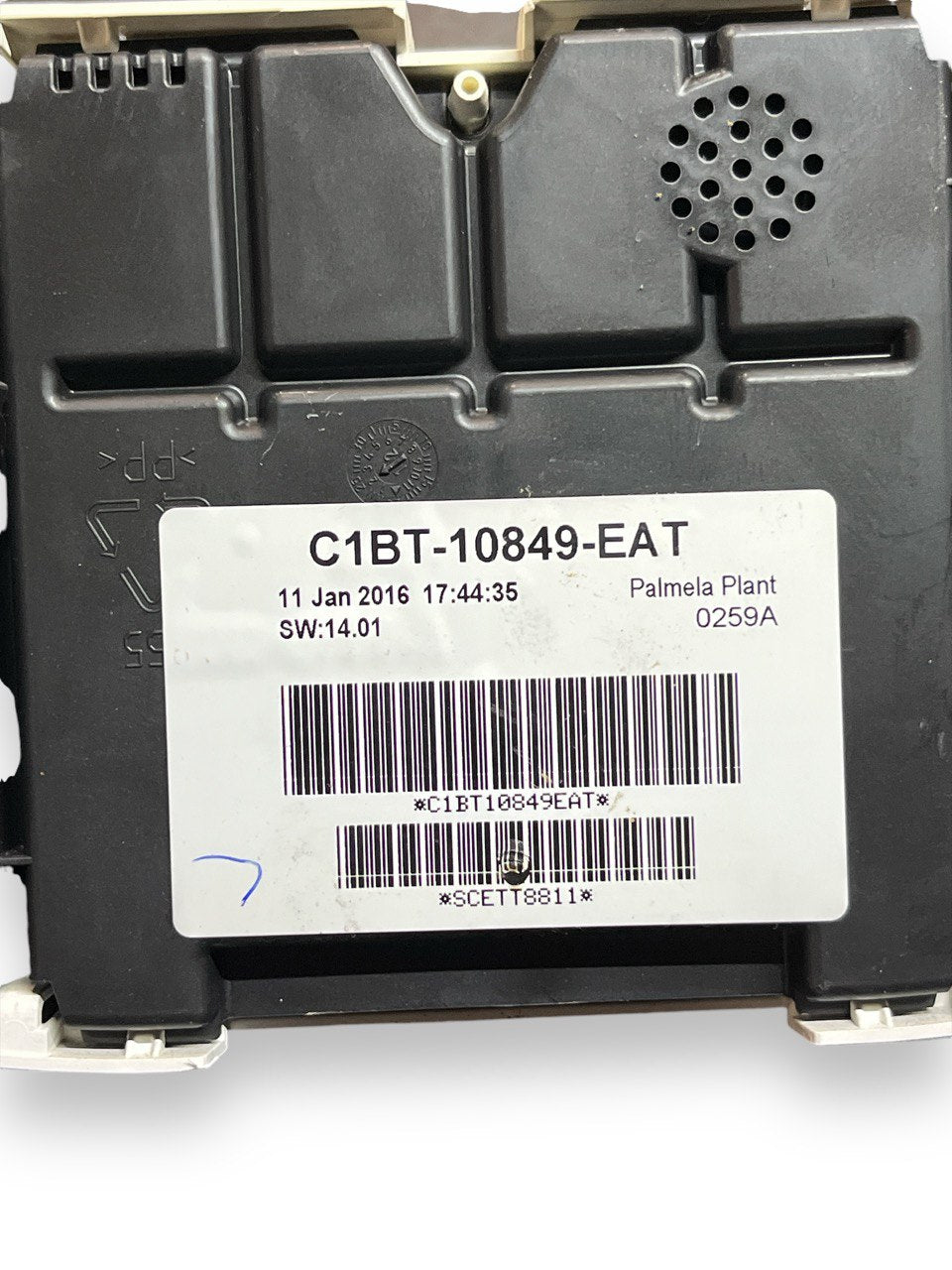 Tachimetro Ford Fiesta VI 1.2 benzina (2008-2017) cod.C1BT-10849-EAT / contachilometri / quadro strumenti
