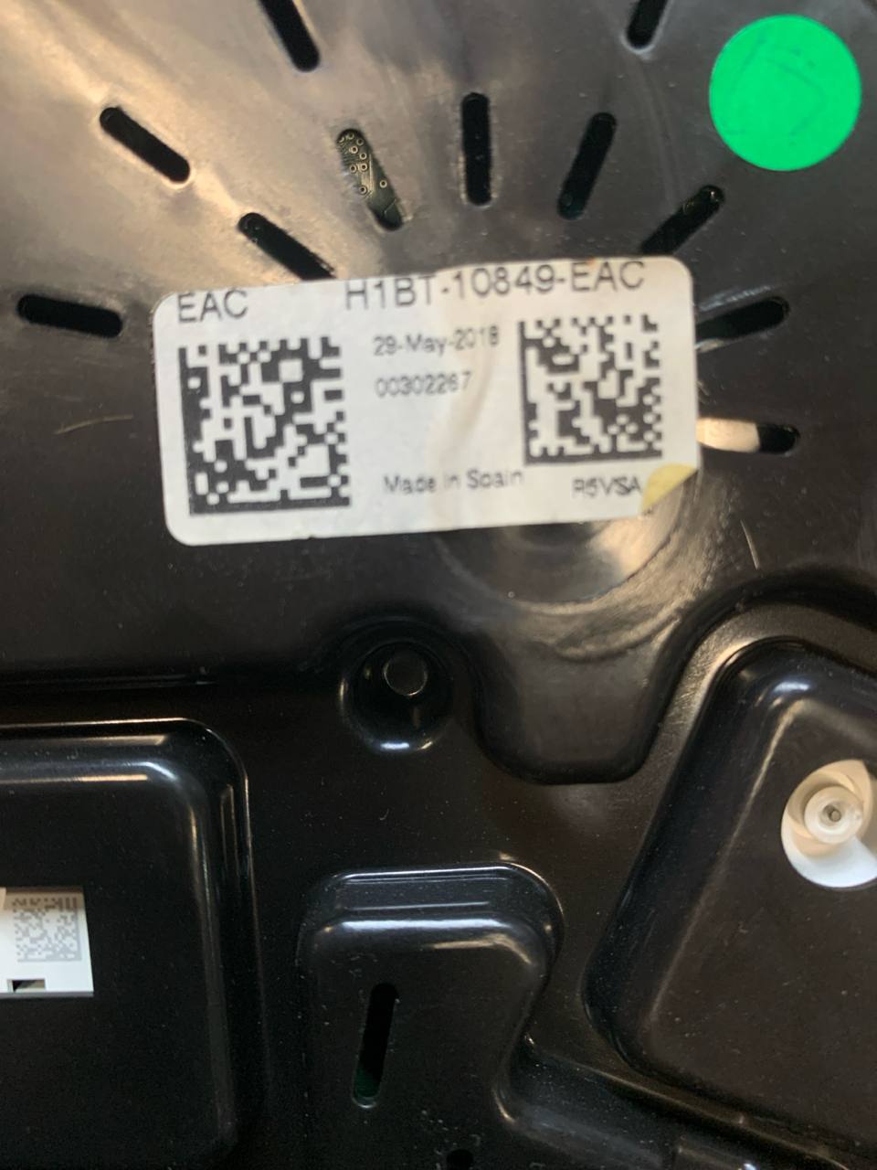 Tachimetro Quadro Strumenti Contachilometri Ford Fiesta VII 1.0 Benzina Turbo (2018) cod.H1BT-10849