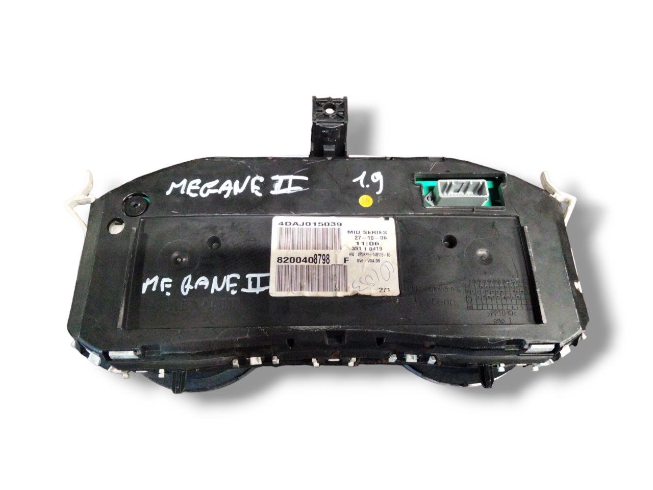 Tachimetro Renault Megane II 1.9diesel (2002-2010)cod.8200408798 Contachilometri / Quadro strumenti