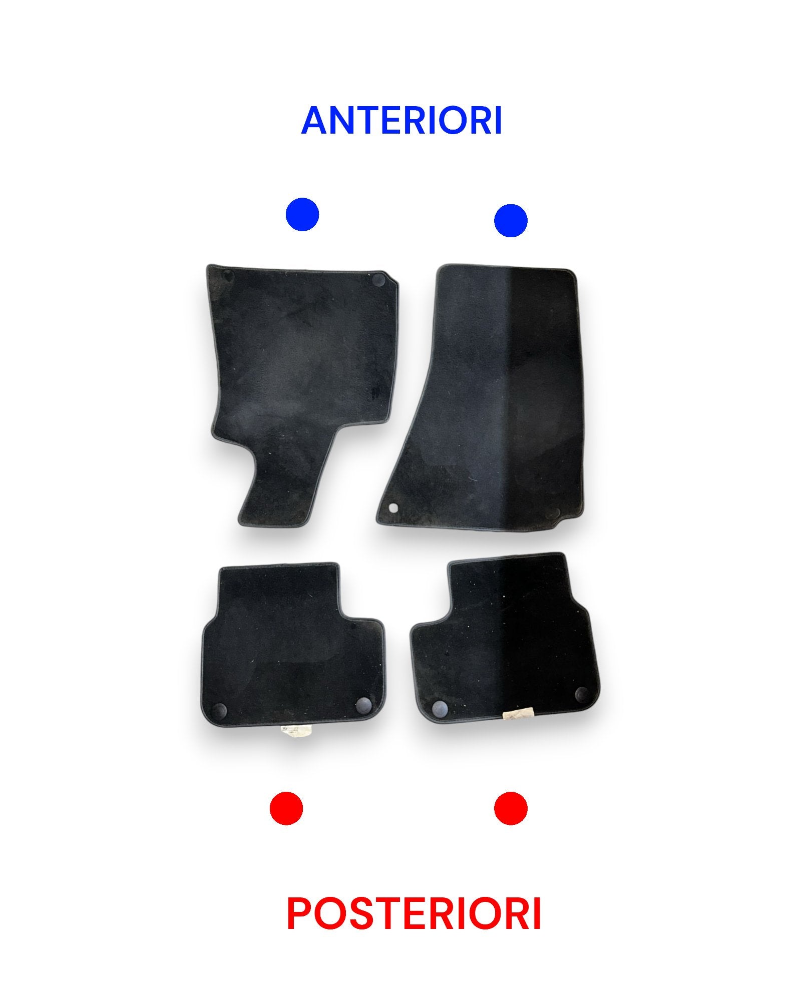 Tappeti / Tappetini Interni Maserati Ghibli cod.673004328 cod.6700239060 (2013 > )