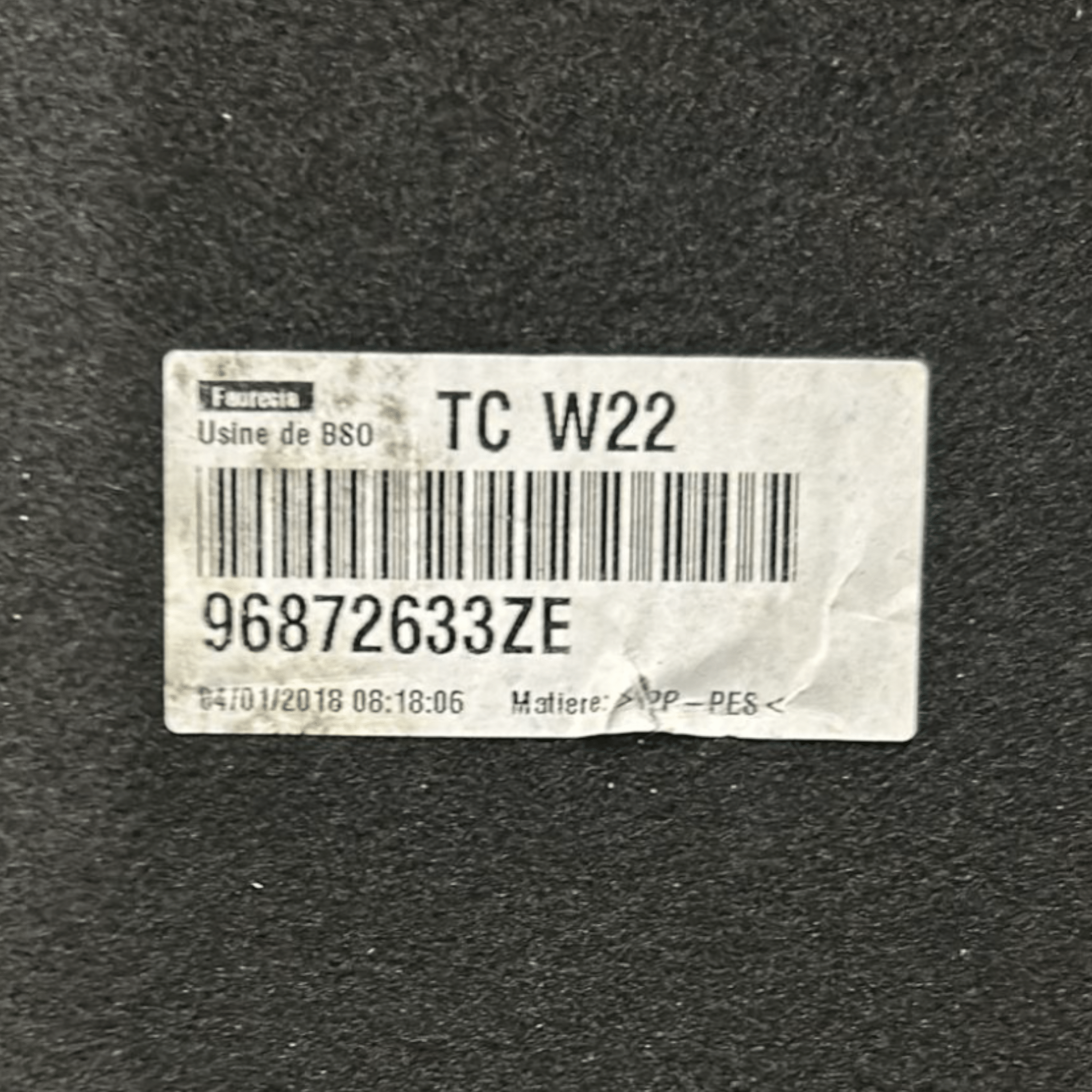 Tappeto / Ripiano bagagliaio Peugeot 508 SW cod:96872633ZE (2010 > 2018)