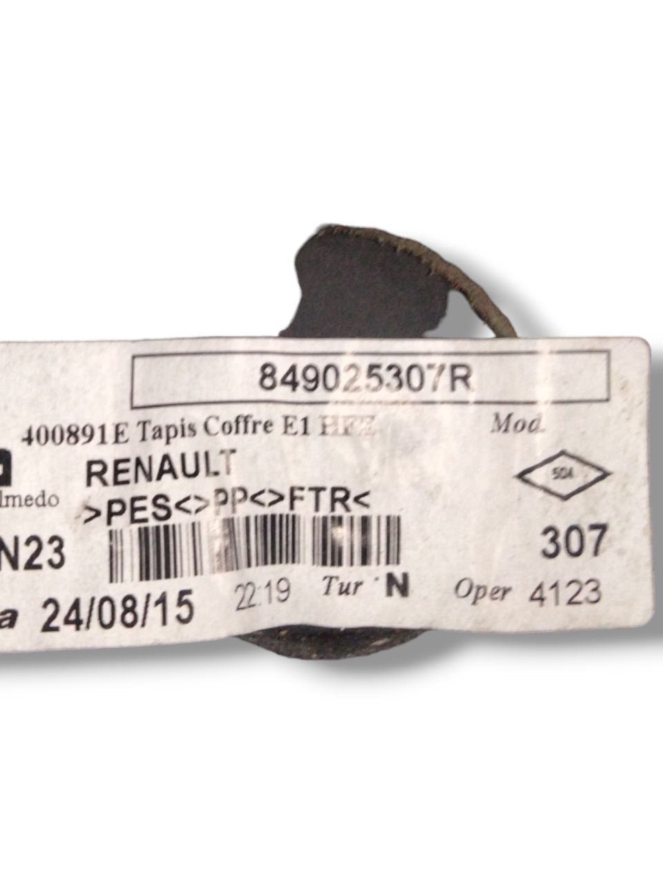Tappeto / Ripiano Bagagliaio Renault Kadjar (2015-2022) cod.849025307R