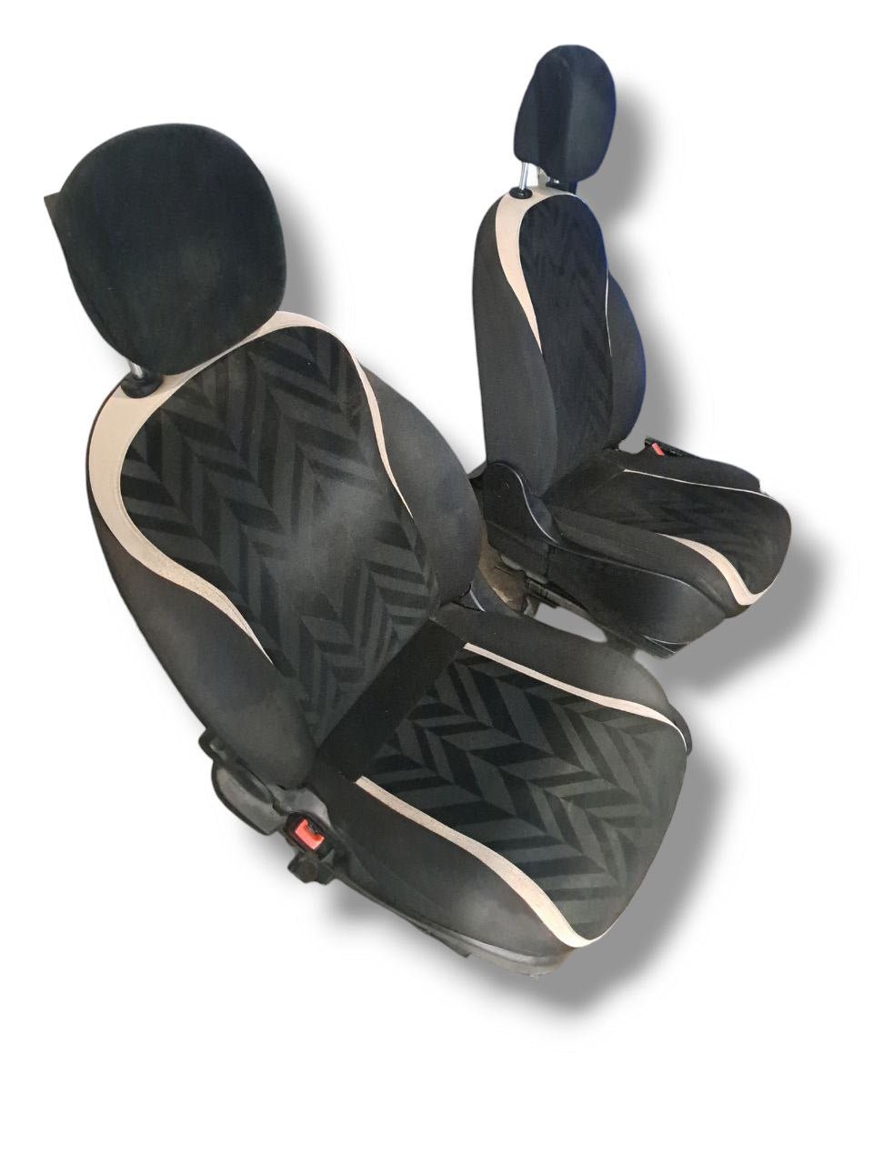 Tappezzeria / Sedili Completa in Tessuto Nera e Grigia Lancia Ypsilon (2011>)