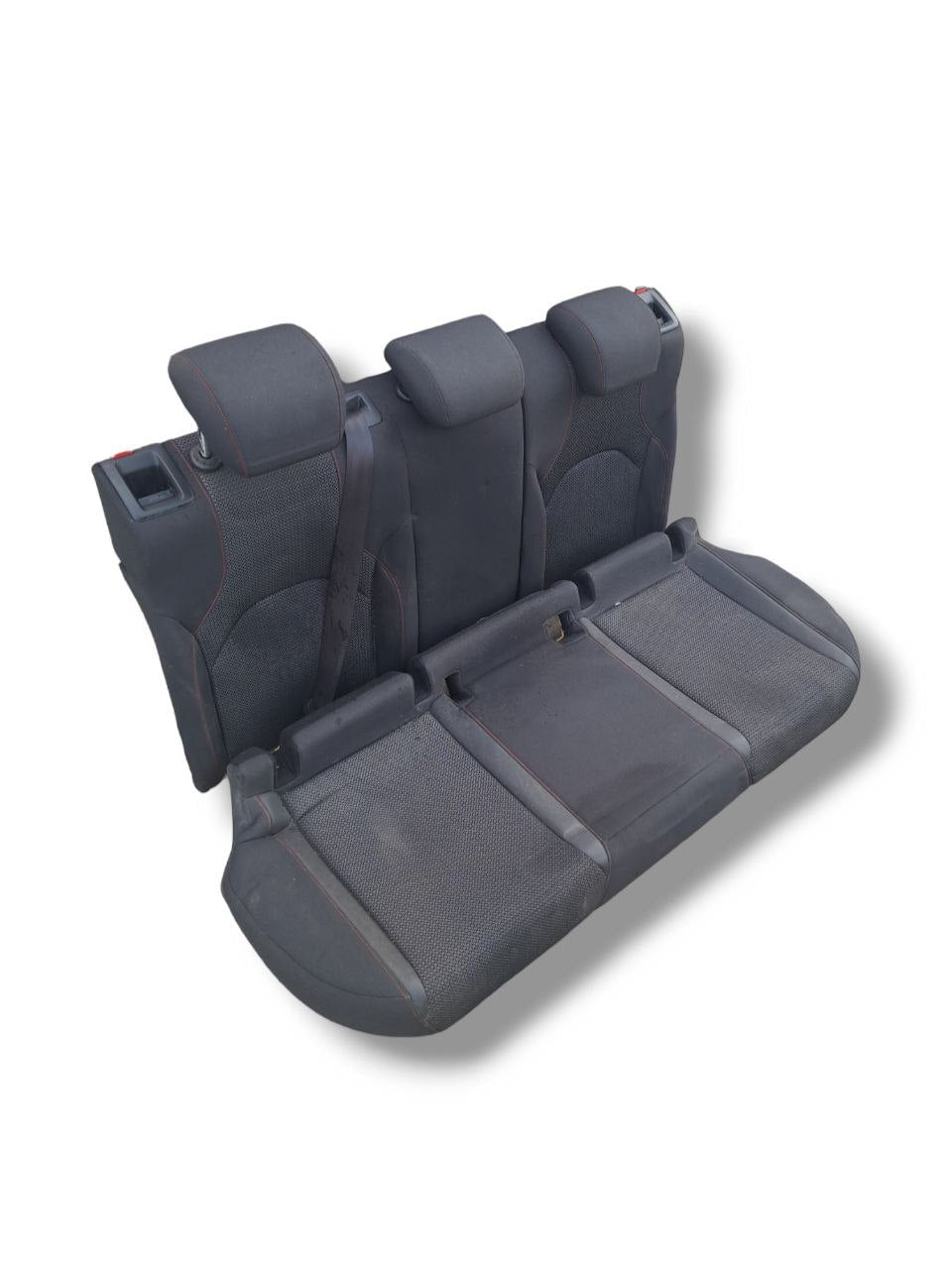 Tappezzeria / Sedili completa Nera con cuciture rosse Seat Leon FR (2012 > 2019)