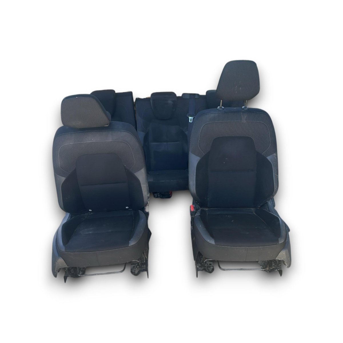 Tappezzeria / Sedili In Pelle e Stoffa Neri e Grigi Renault Kangoo III (2021 > )