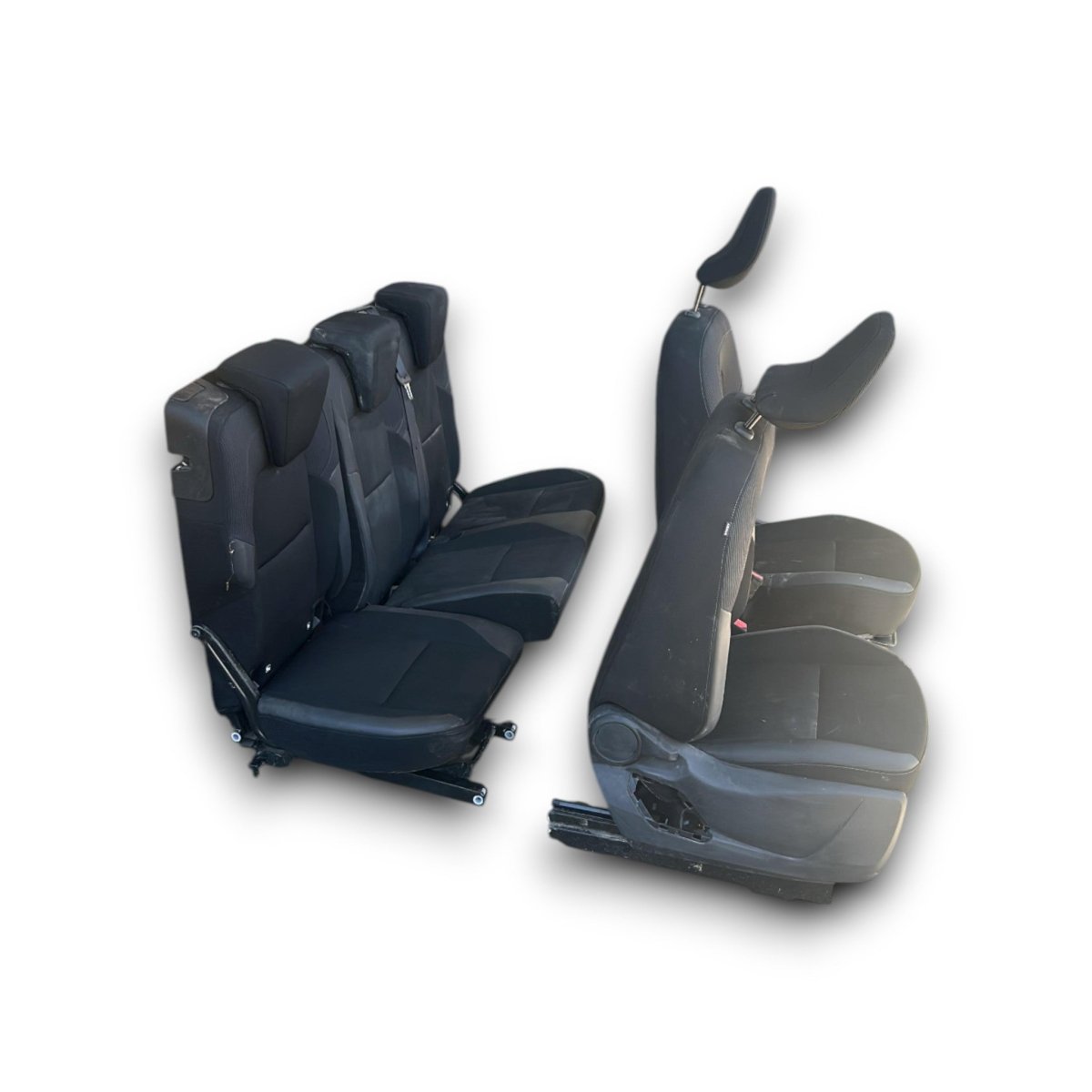 Tappezzeria / Sedili In Pelle e Stoffa Neri e Grigi Renault Kangoo III (2021 > )