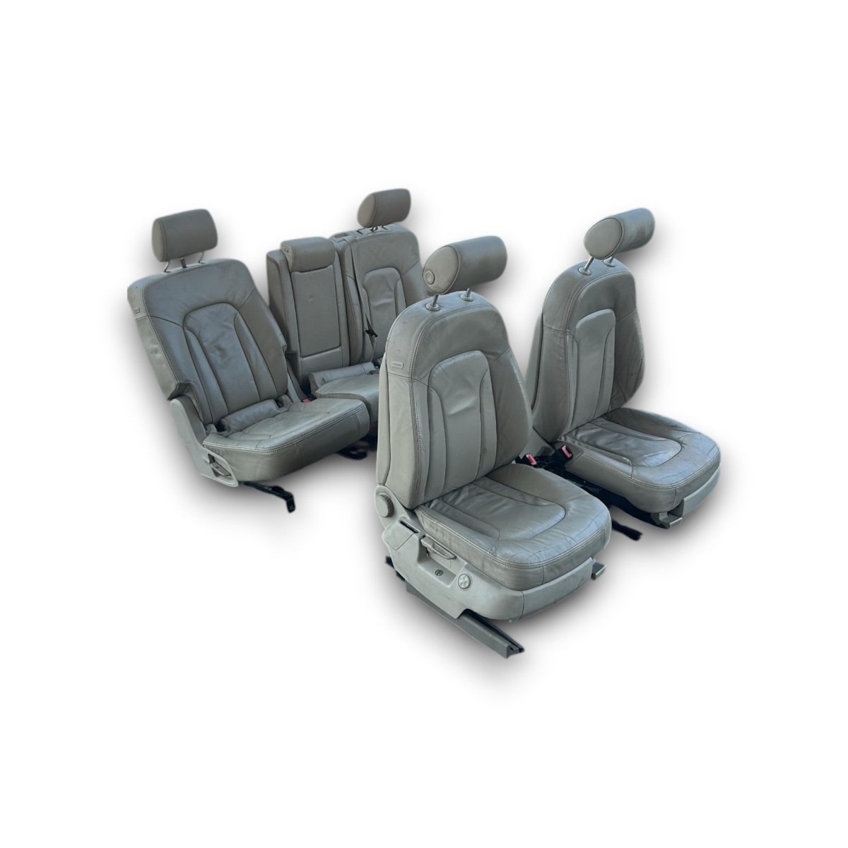 Tappezzeria / sedili in pelle grigia Audi Q7 (4L) (2005 > 2015)