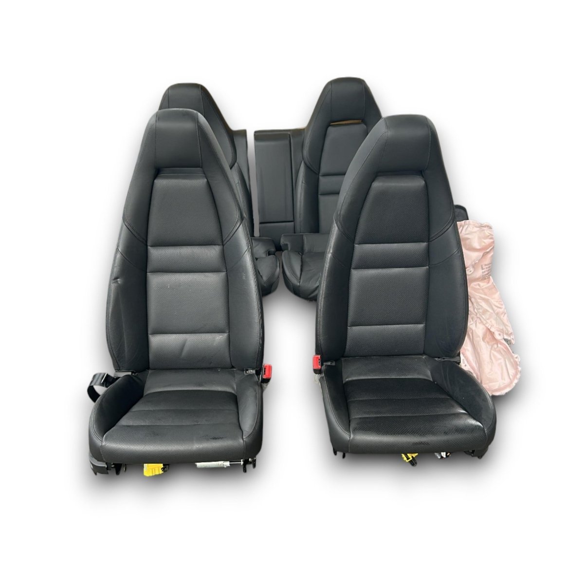 Tappezzeria / Sedili In Pelle Neri Porsche Panamera I (970 - 2009 > 2016)