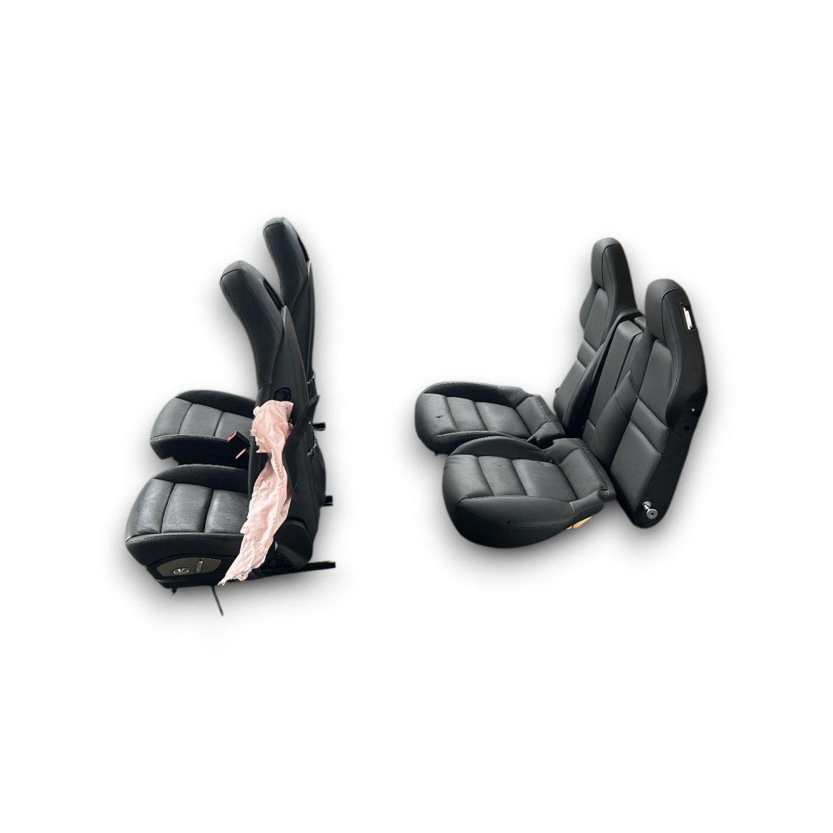 Tappezzeria / Sedili In Pelle Neri Porsche Panamera I (970 - 2009 > 2016)