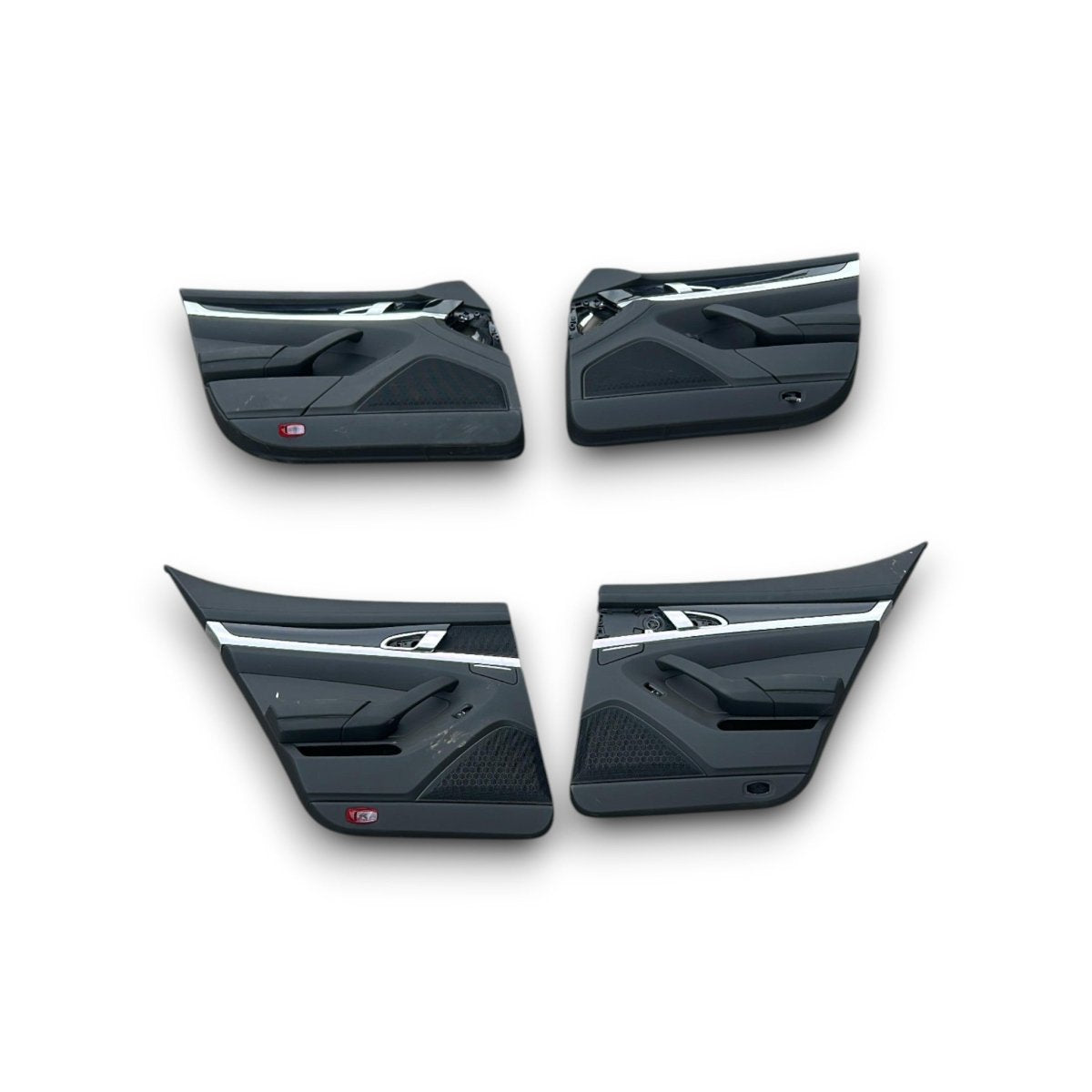 Tappezzeria / Sedili In Pelle Neri Porsche Panamera I (970 - 2009 > 2016)