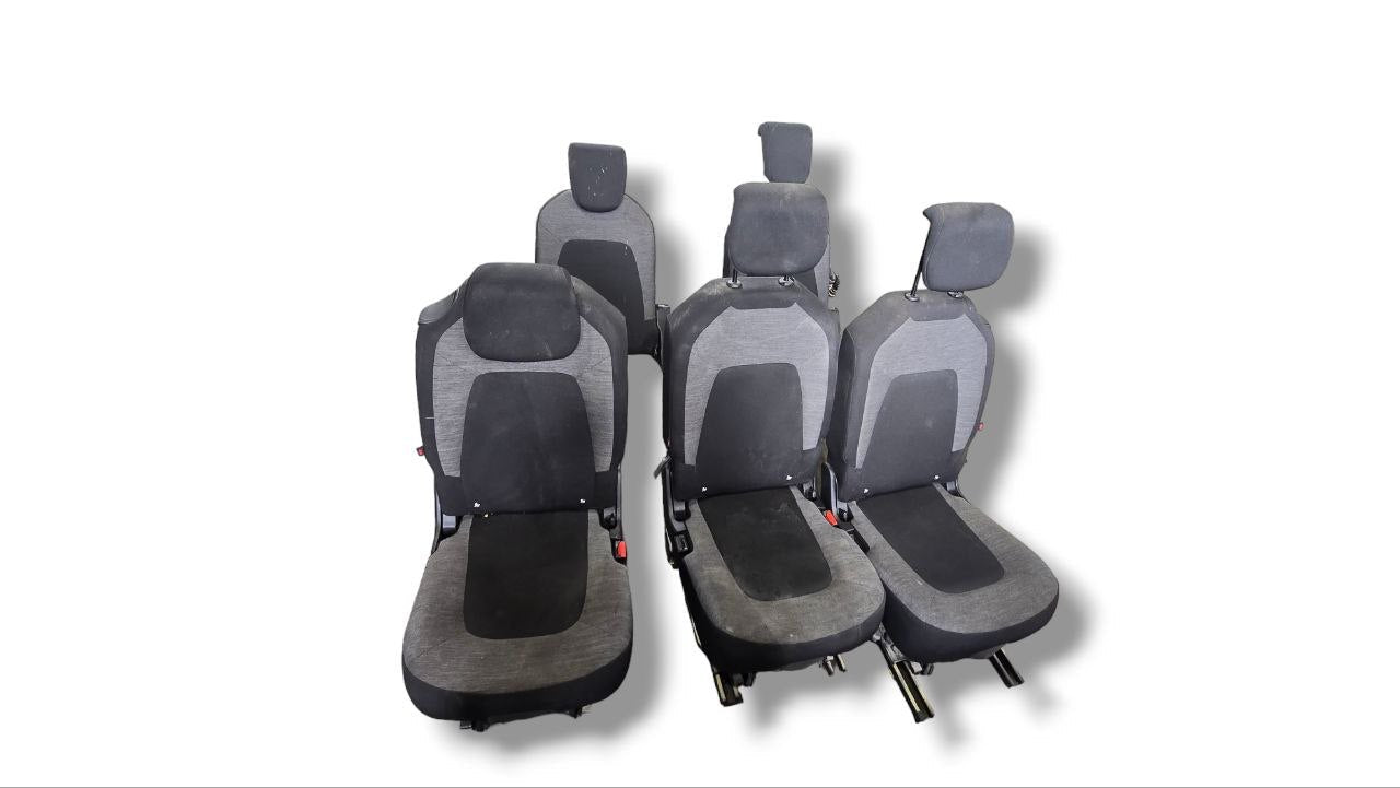 Tappezzeria / Sedili Interni Stoffa Neri 7 Posti Citroen C4 Grand Picasso (2013-2022)